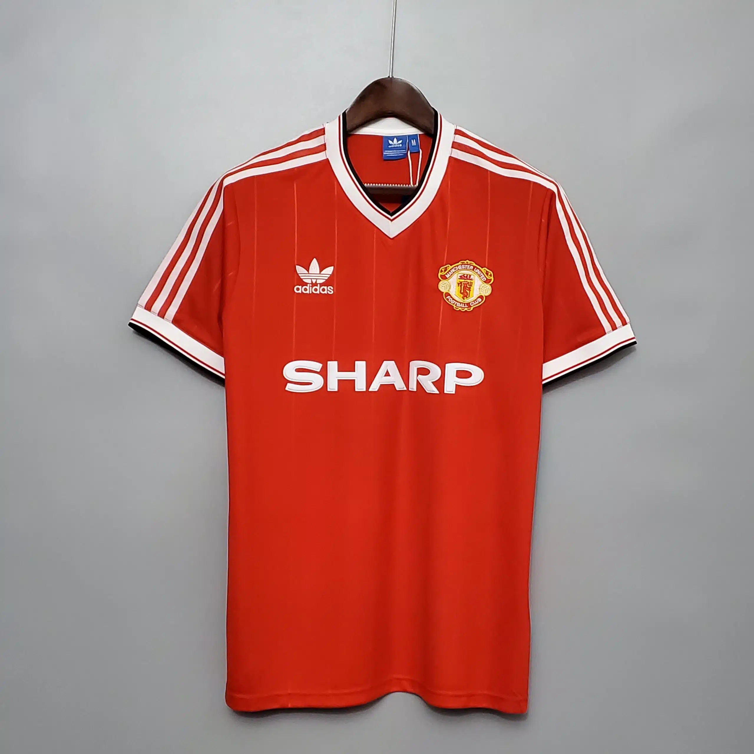 Manchester United Home Red Retro Short Jersey