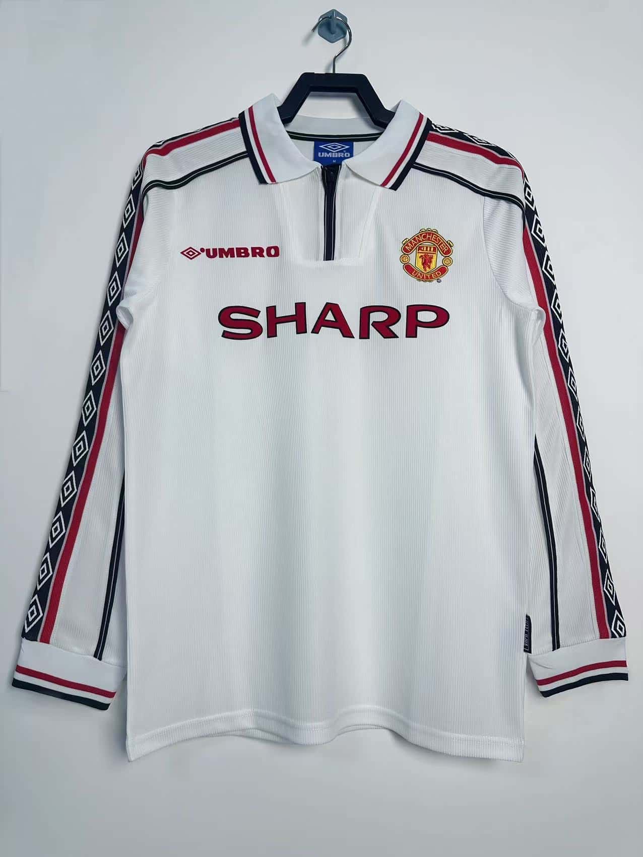98-99 Manchester United Commemorative Long Sleeve Retro Jersey/98-99曼联纪念款长袖