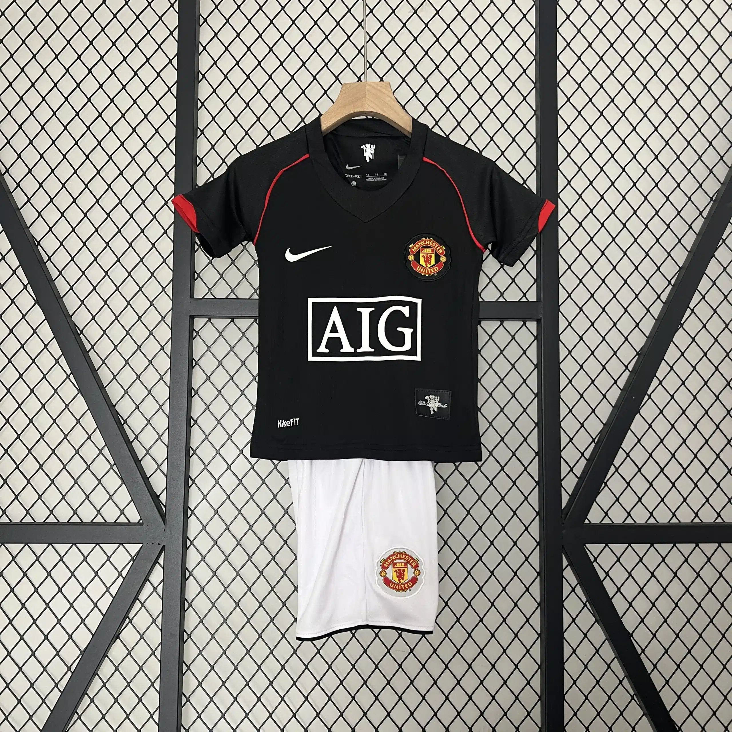 Retro 07-08 Manchester United Away Kids Kit/07-08 曼联客场童装