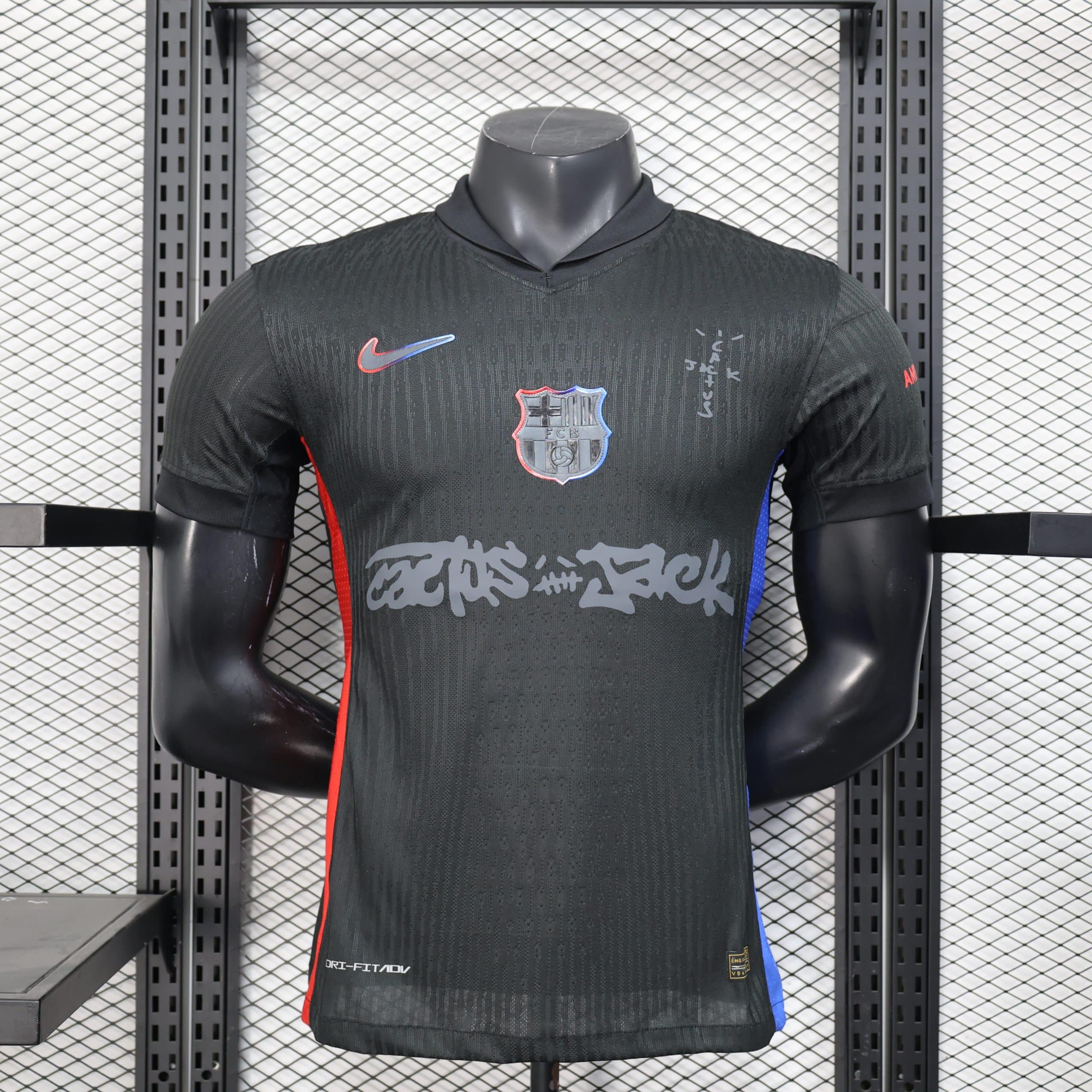 24-25 Barcelona Black TRAVIS SCOTT  Palyer Jersey