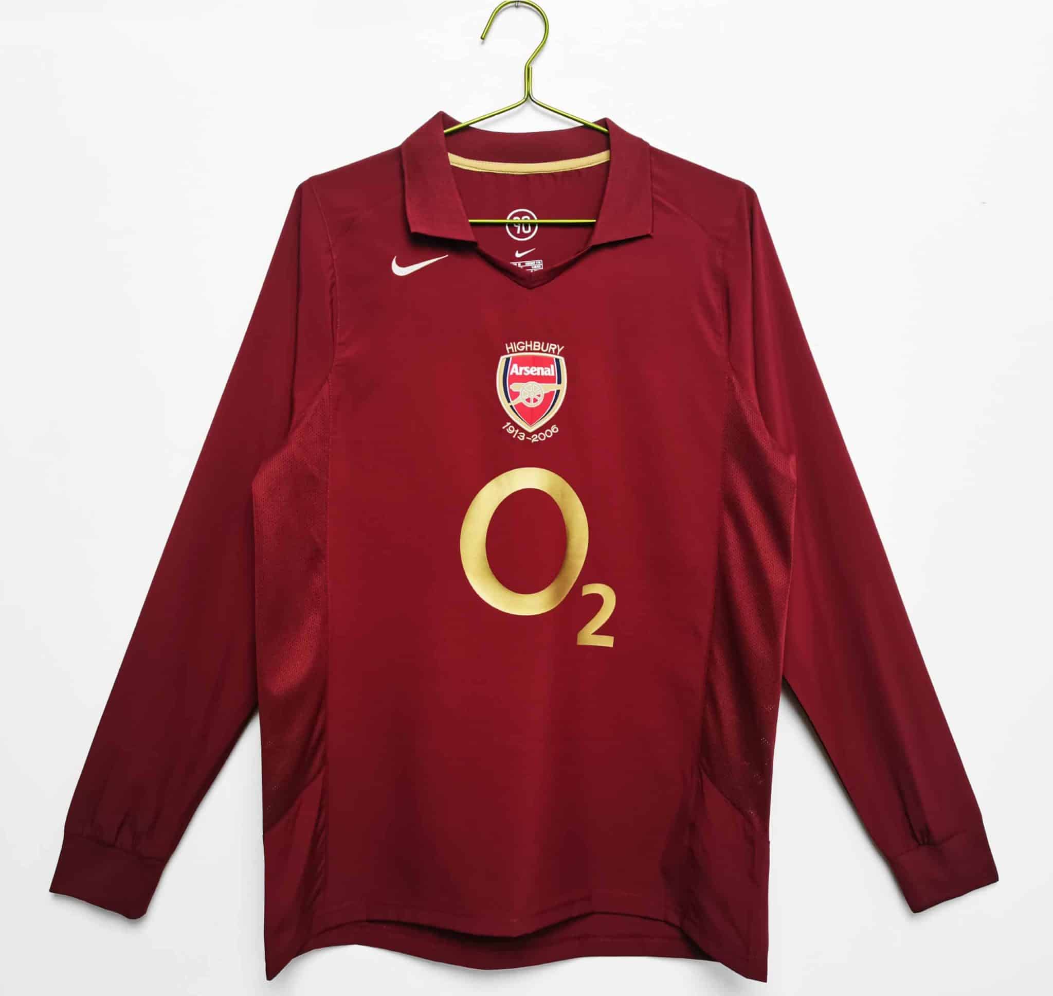 05-06 Arsenal Home Retro Long Sleeve Jersey