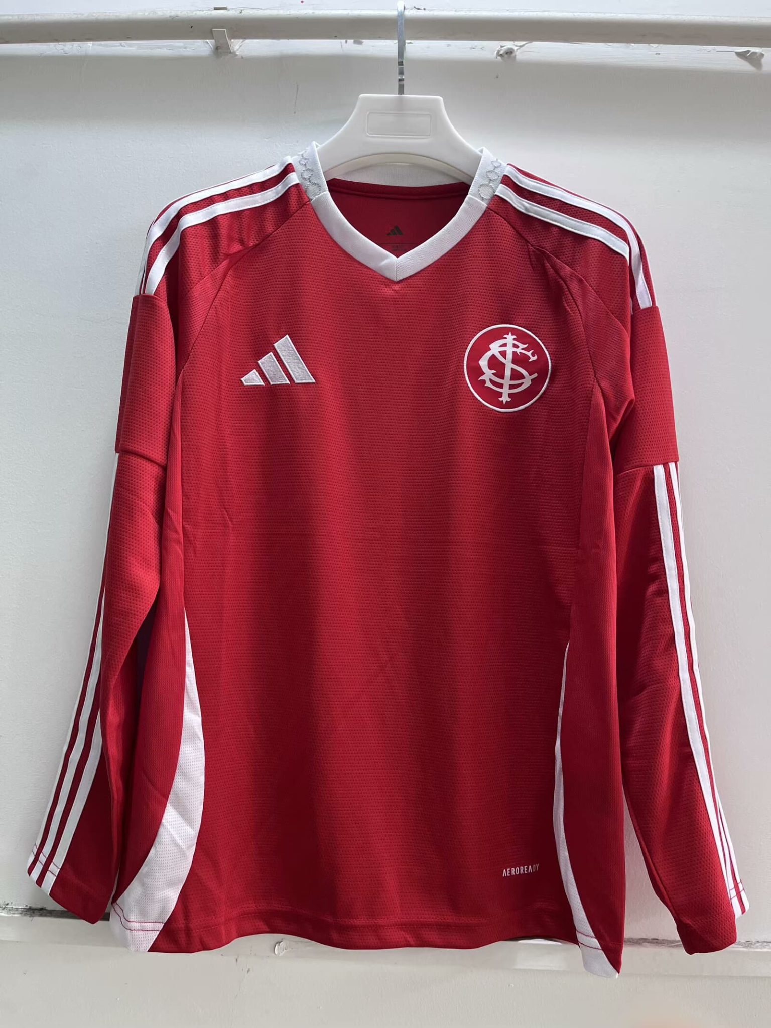 25-26 Internacional Home Long Sleeve Fans Jersey