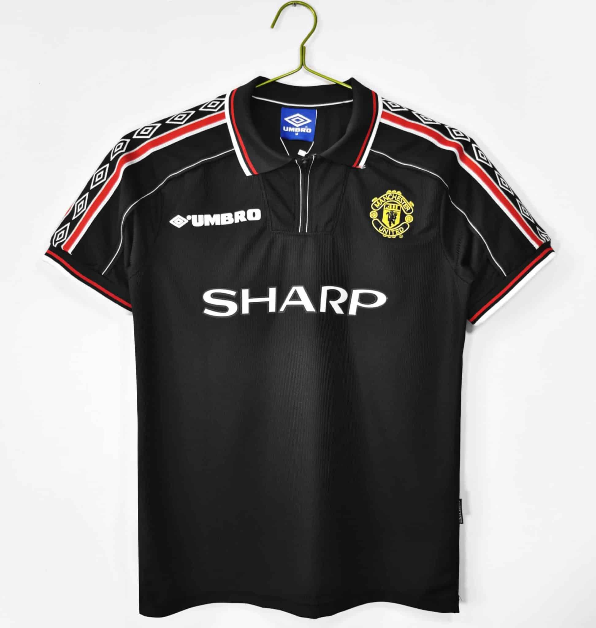 98-99 Manchester United Black Retro Jersey