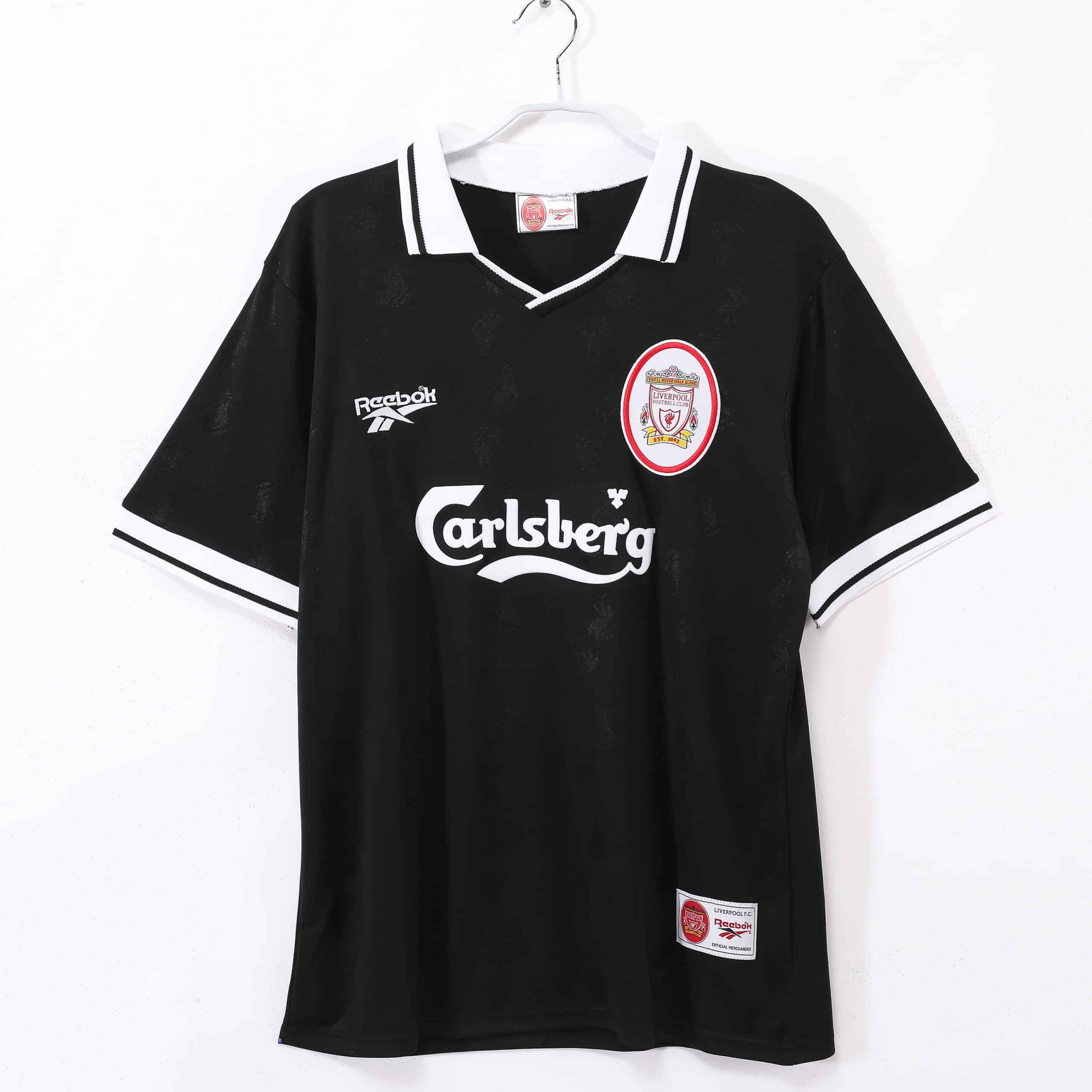 96-97 Liverpool Black Retro Jersey