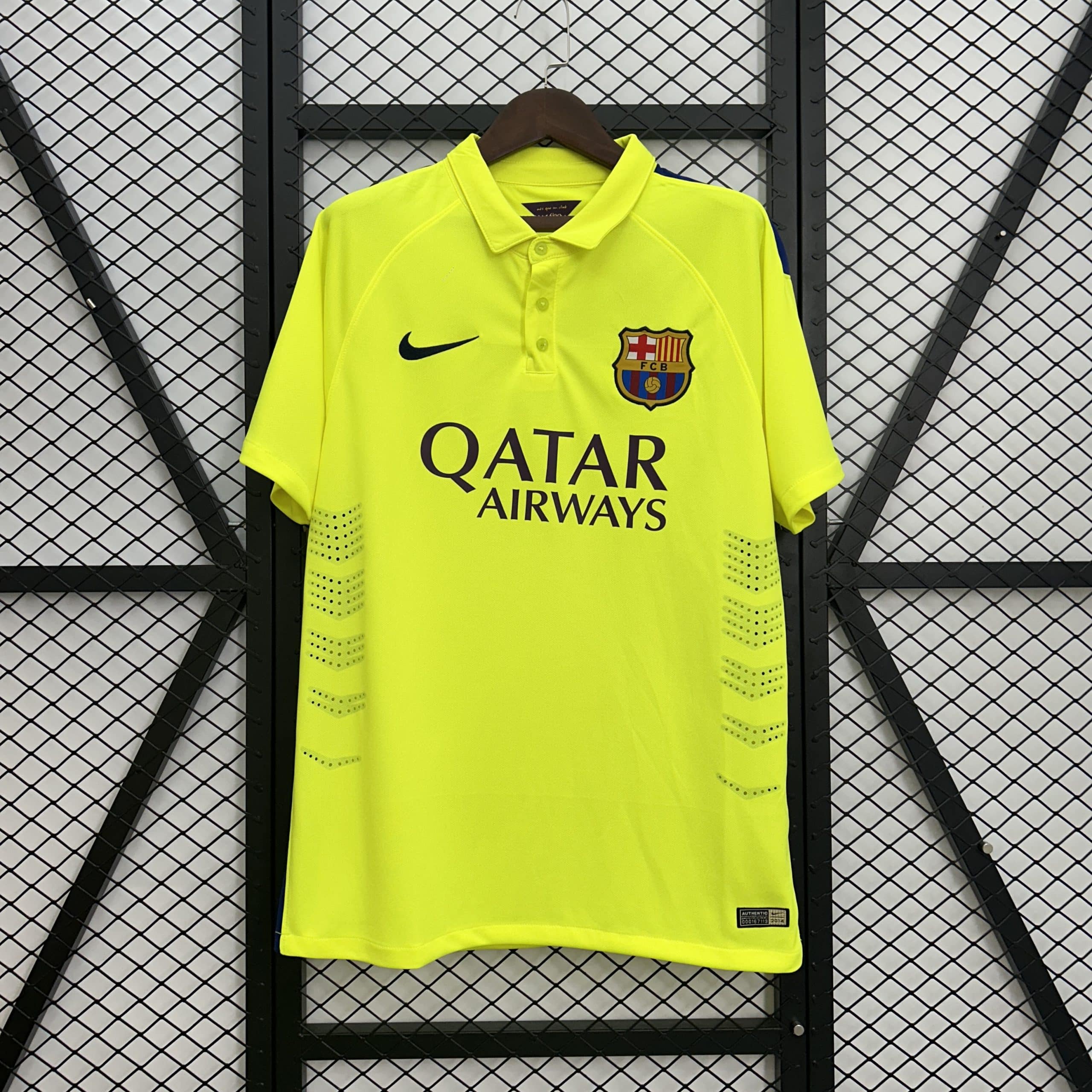 14-15 Barcelona Third Retro Jersey/14-15巴萨第二客场
