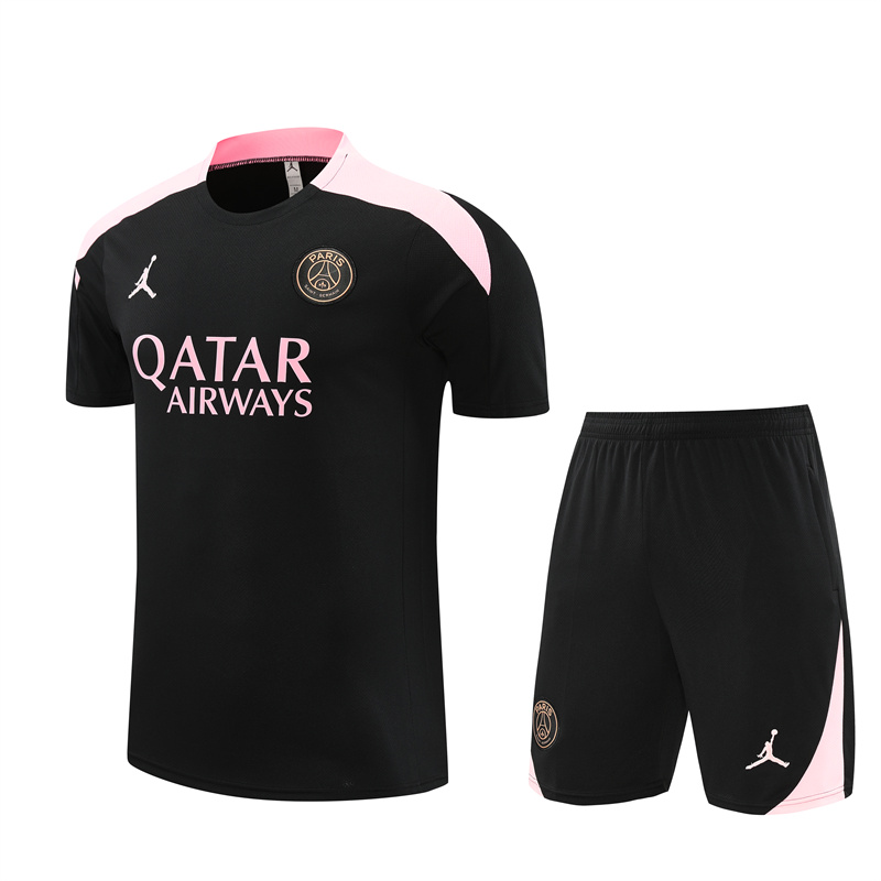 24-25 PSG Black Short Sleeve Training Suit