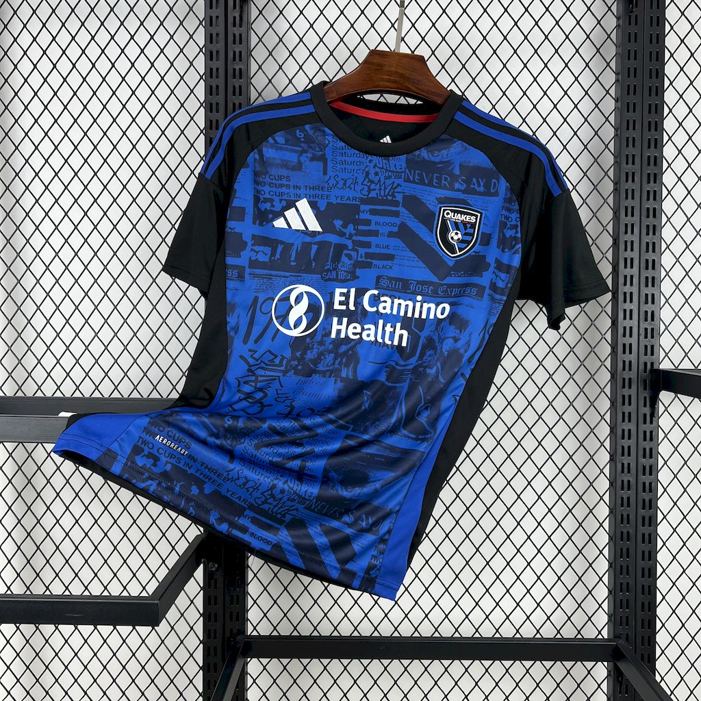 25-26 San Jose Earthquakes Home Fans Jersey/25-26 圣何塞地震主场球迷