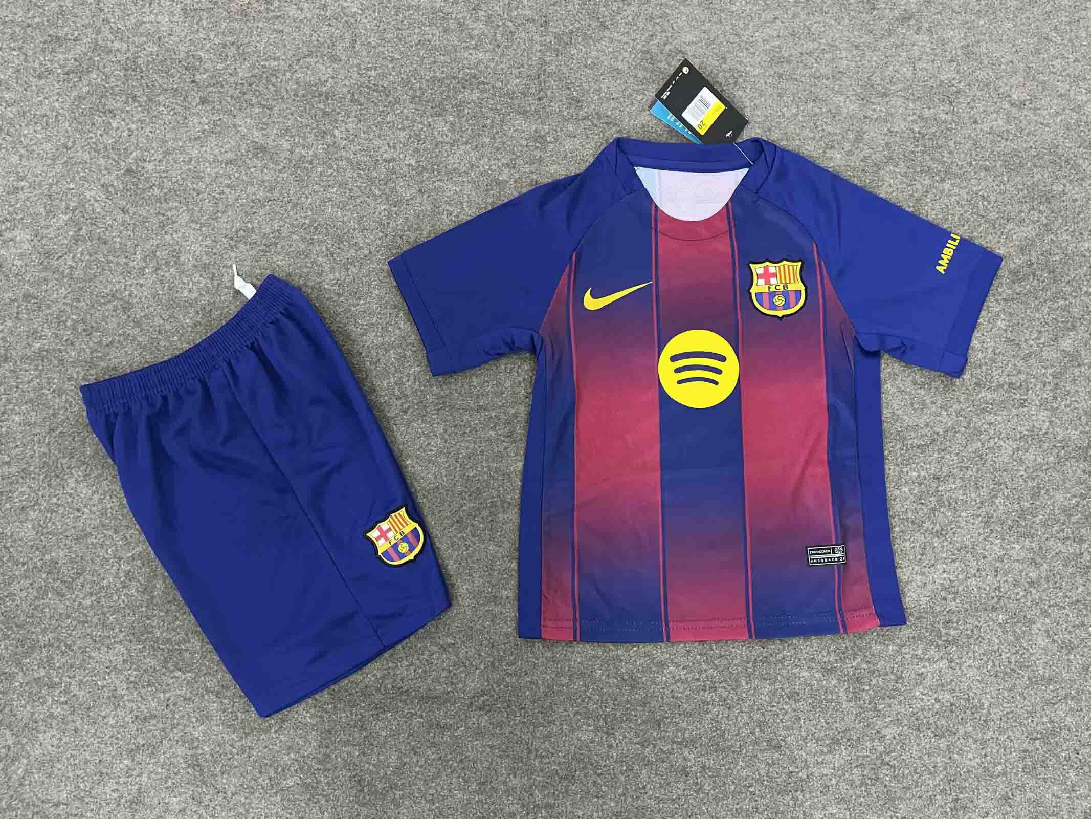 25-26 Barcelona Home Kid Kit/25-26 巴萨主场童装