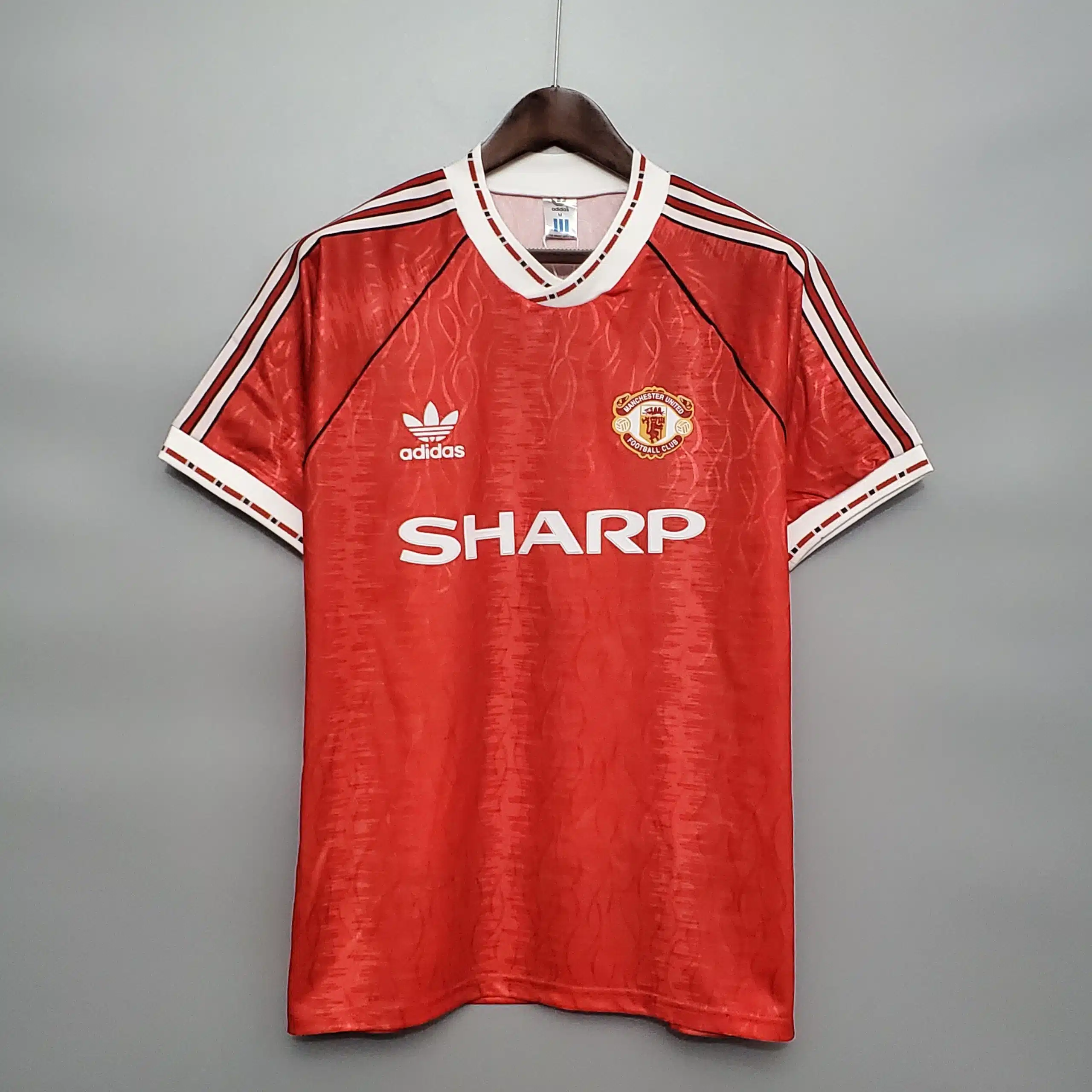Manchester United Home Red Retro Short Jersey