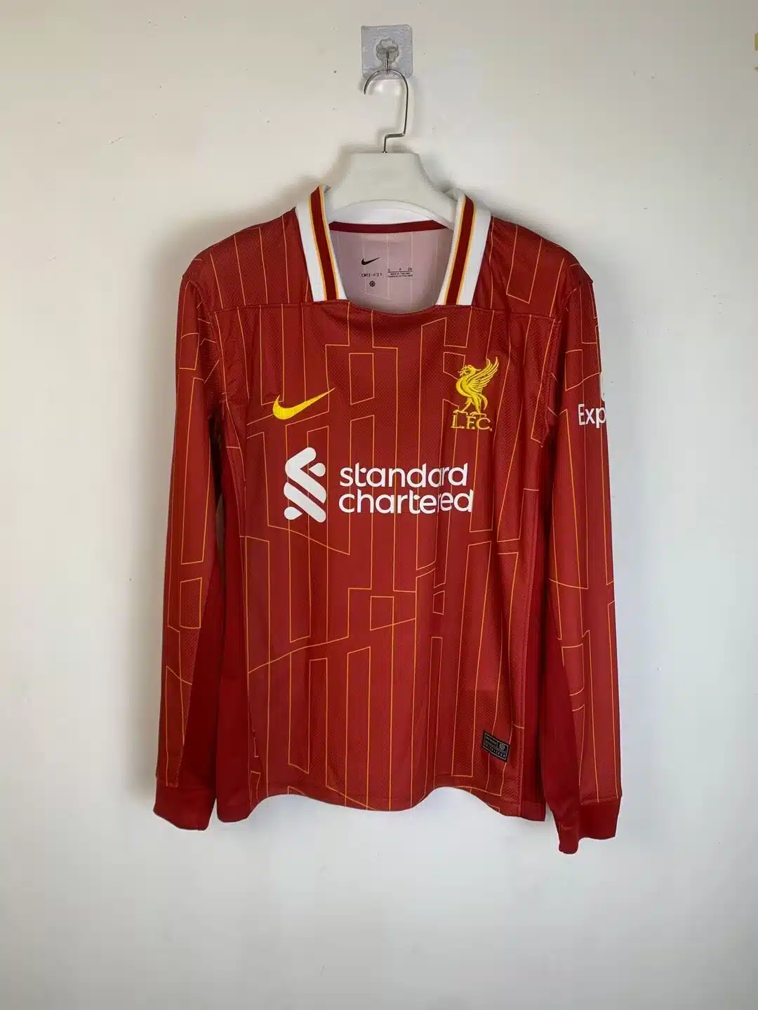 24-25 Liverpool Home Long Sleeve Jersey/24-25利物浦主场长袖