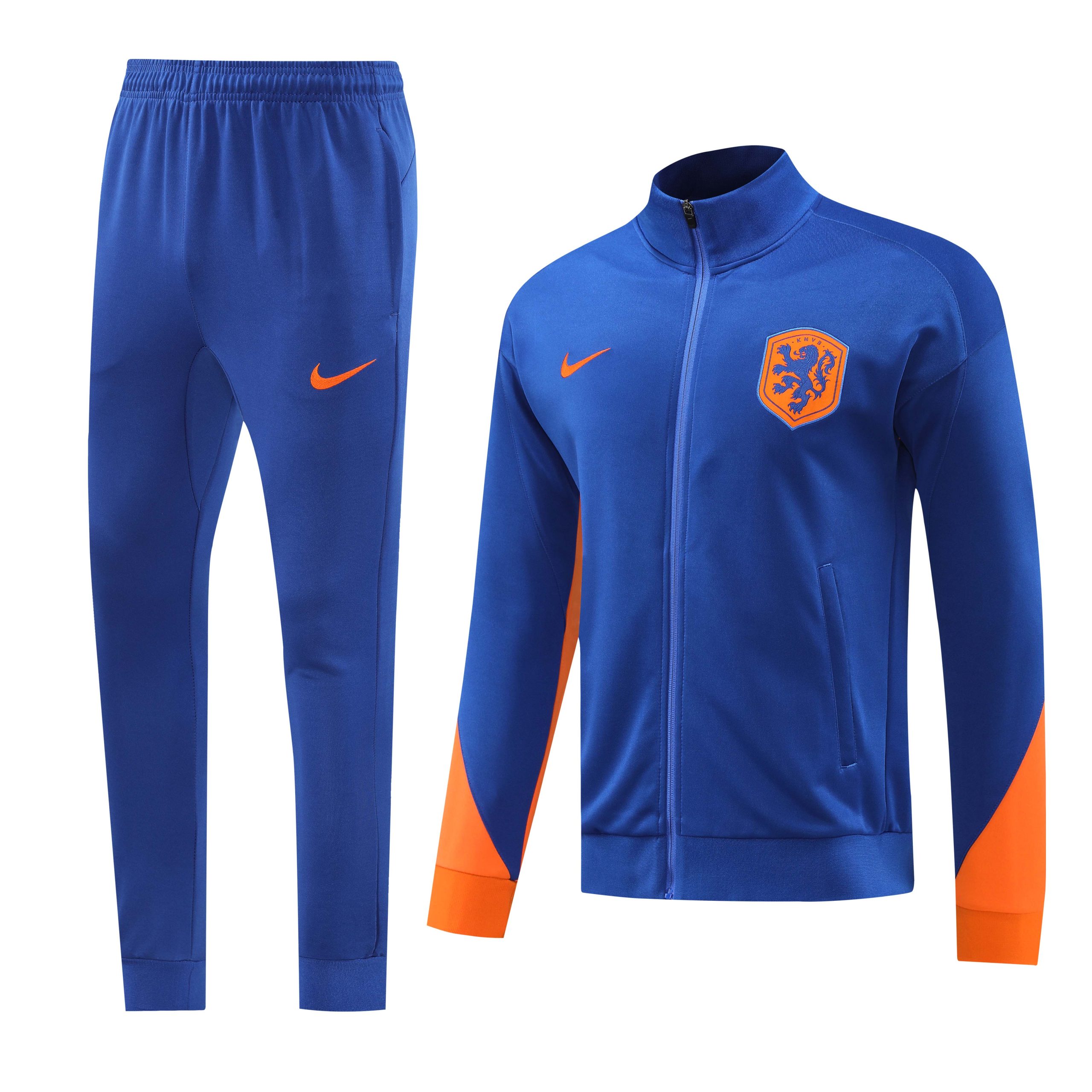 2024 Netherland Blue Jacket Tracksuit/ 2024荷兰蓝色夹克训练服