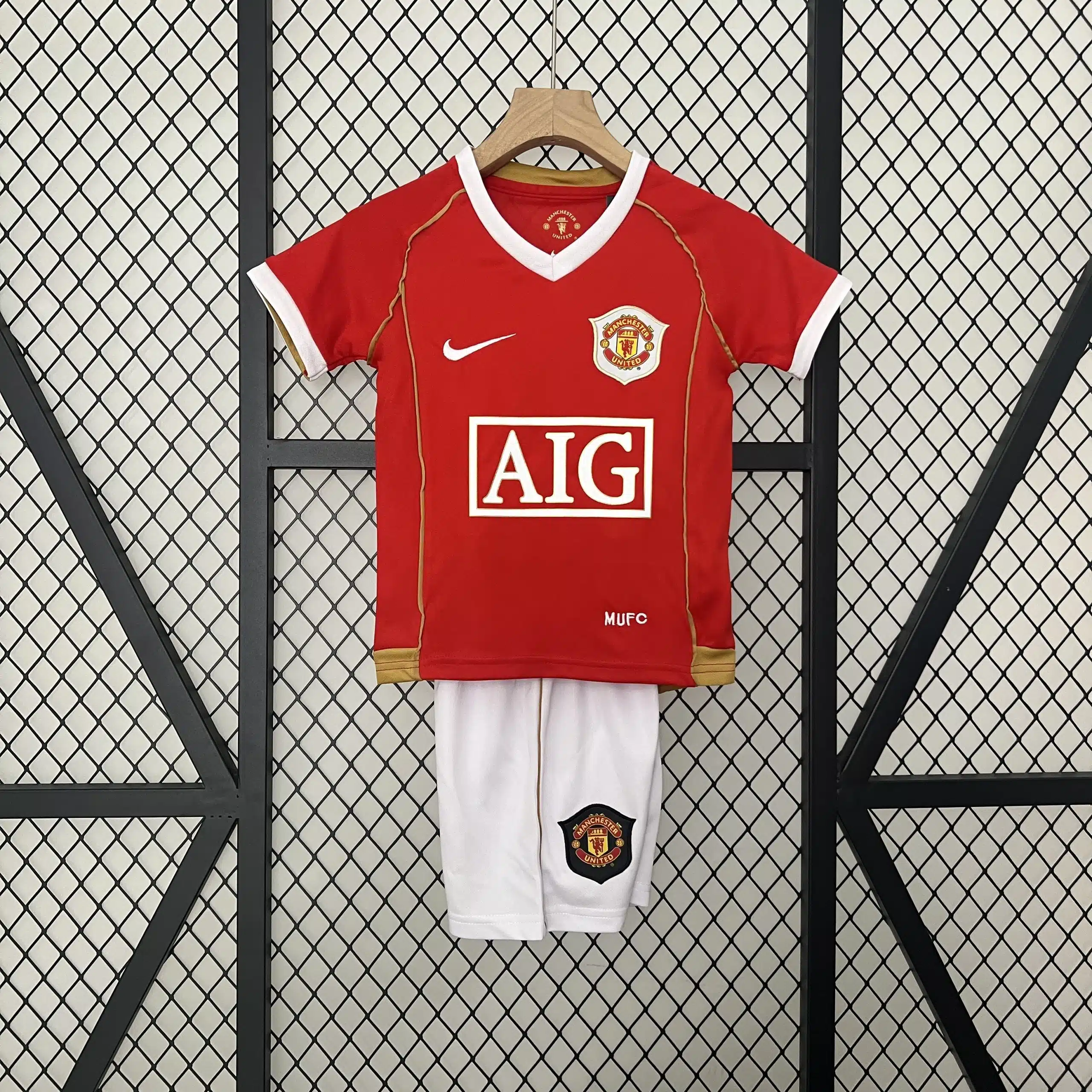 Retro 06-07 Manchester United Home Kids Kit/06-07曼联主场童装