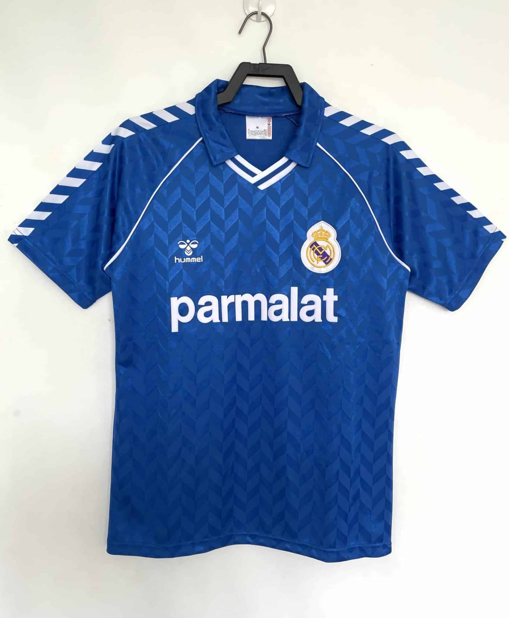 86-87 Real Madrid Away Retro Jersey/86-87皇马客场