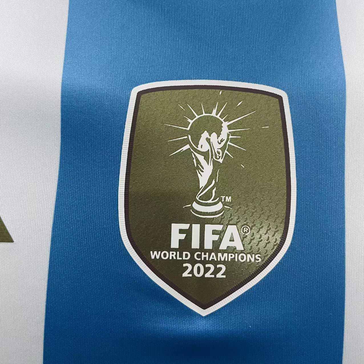 2024 Argentina Home Player Long Sleeve Jersey/2024 阿根廷主场球员版长袖