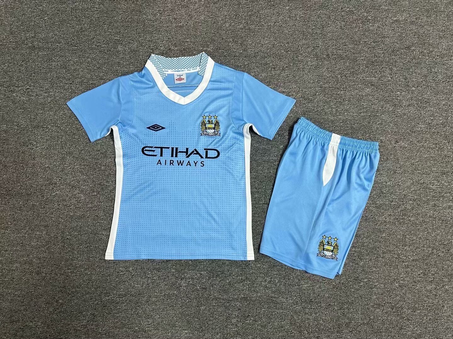 11-12 Manchester City Home Kid Kit/11-12曼城主场童装