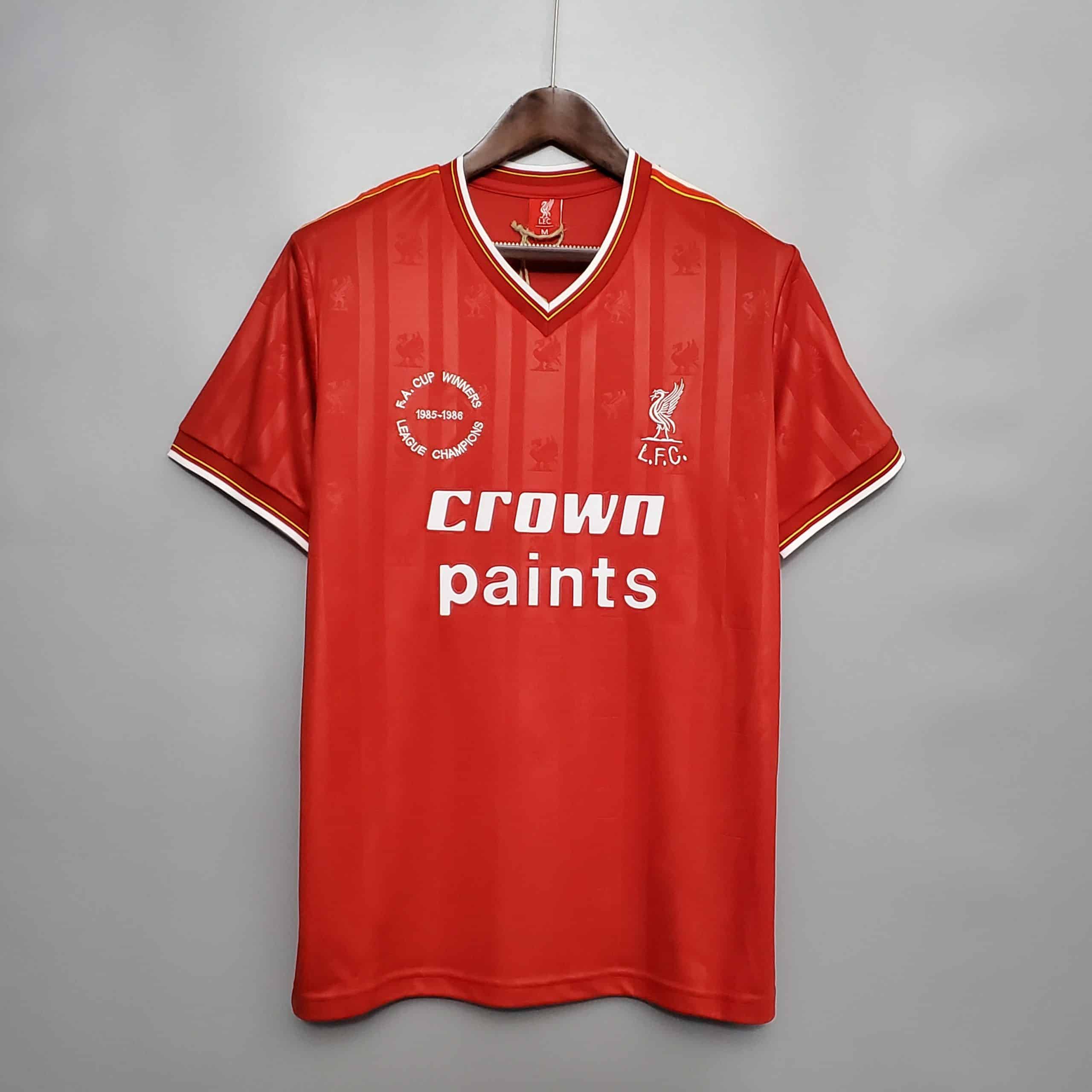 85-86 Liverpool Home Retro Jersey