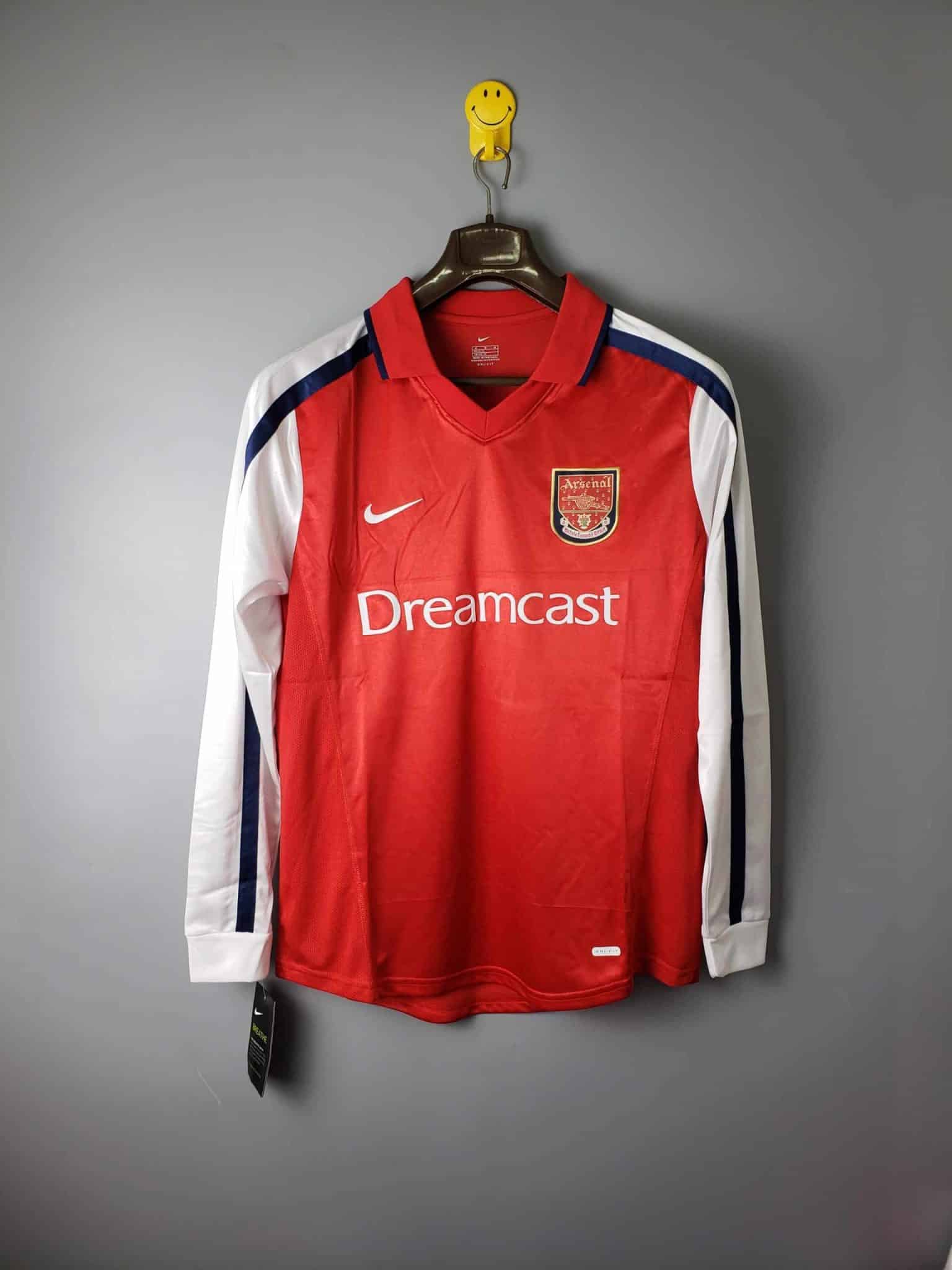 2000 Arsenal Home Long Sleeve Retro Jersey