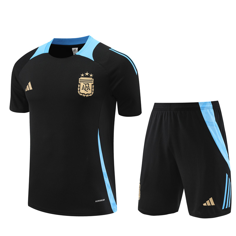 2024 Argentina Short Sleeve Training Suit/2024阿根廷短袖训练服