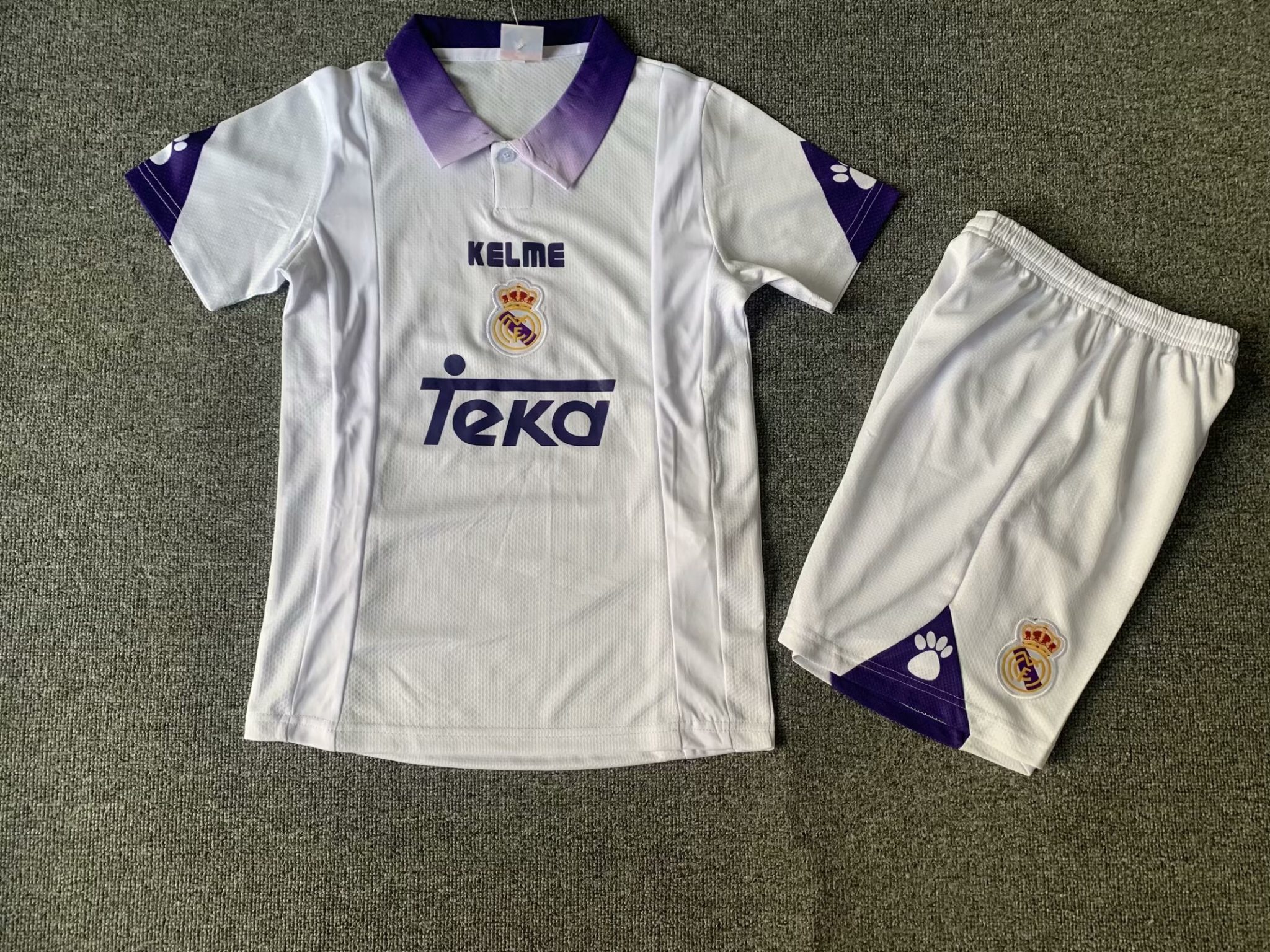 97-98 Real Madrid Home Kid Kit/97-98皇马主场童装