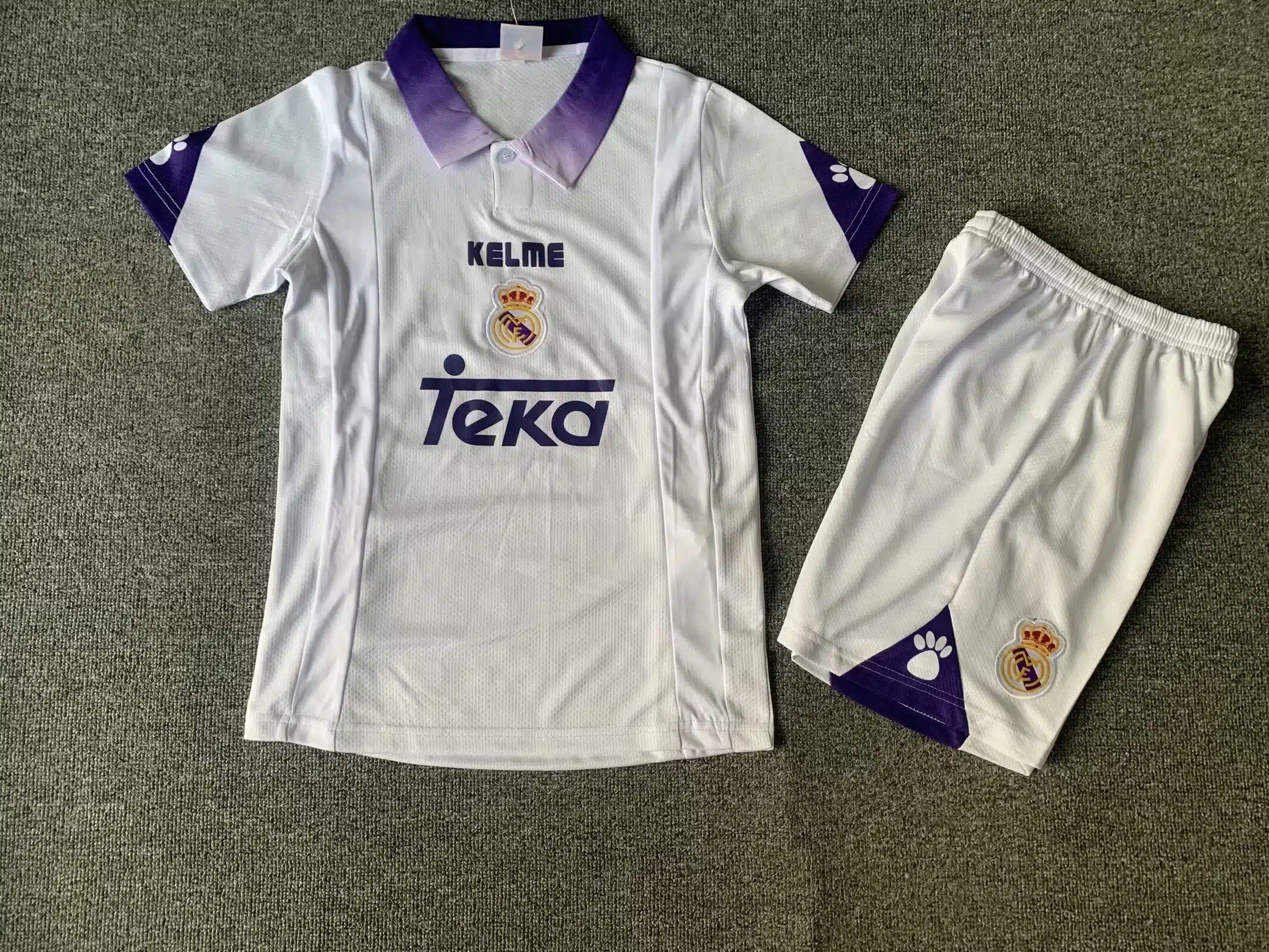 97-98 Real Madrid Home Kid Kit/97-98皇马主场童装