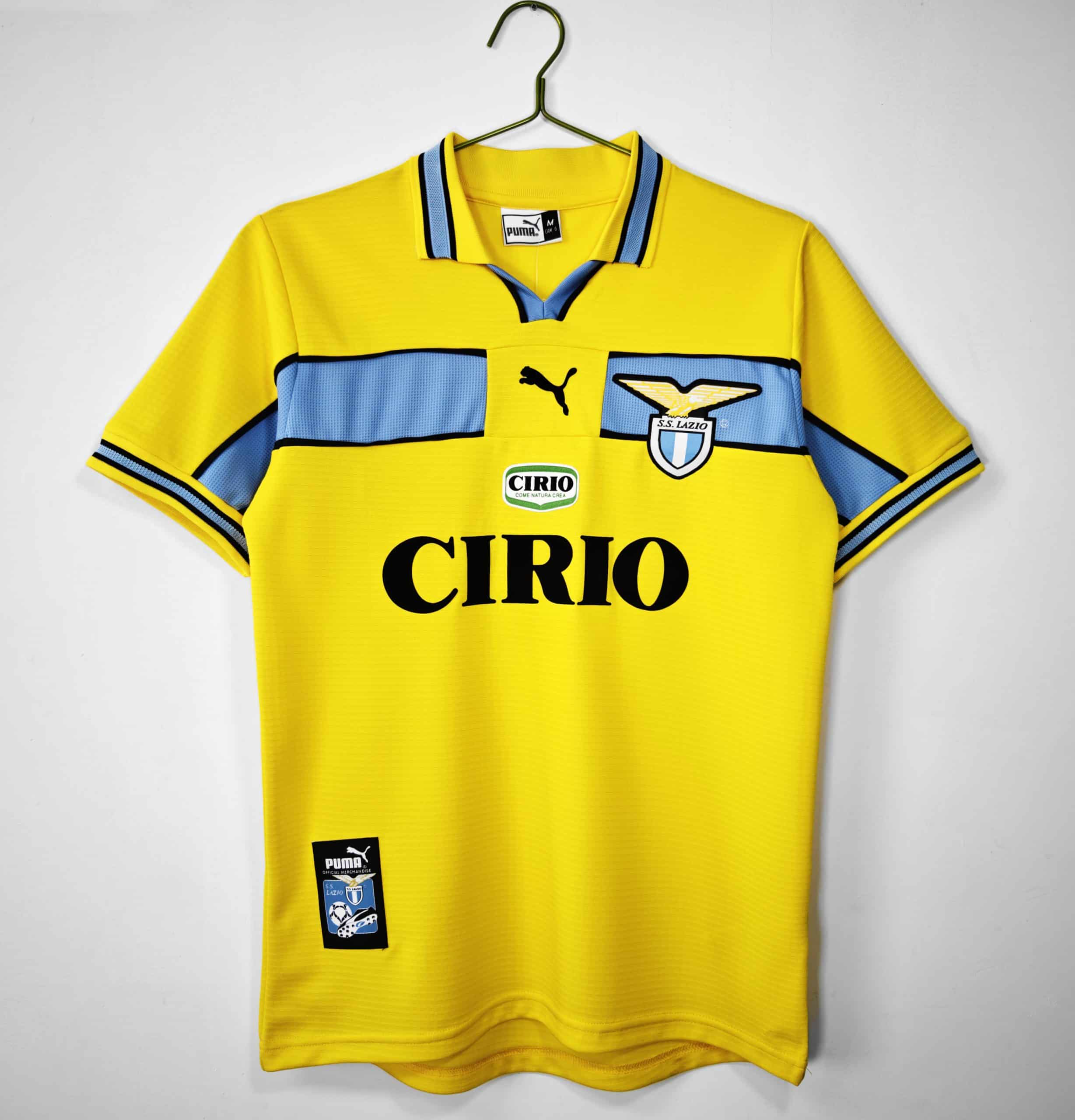 98-99 Lazio Yellow Retro Jersey/98-99拉齐奥黄色复古