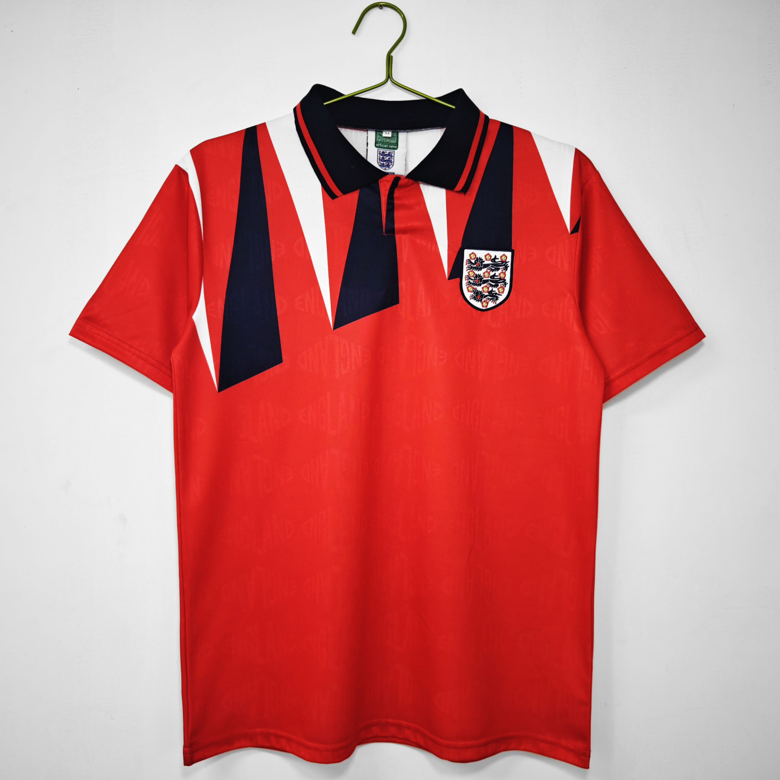 1992 England Away Retro Jersey/1992英格兰客场