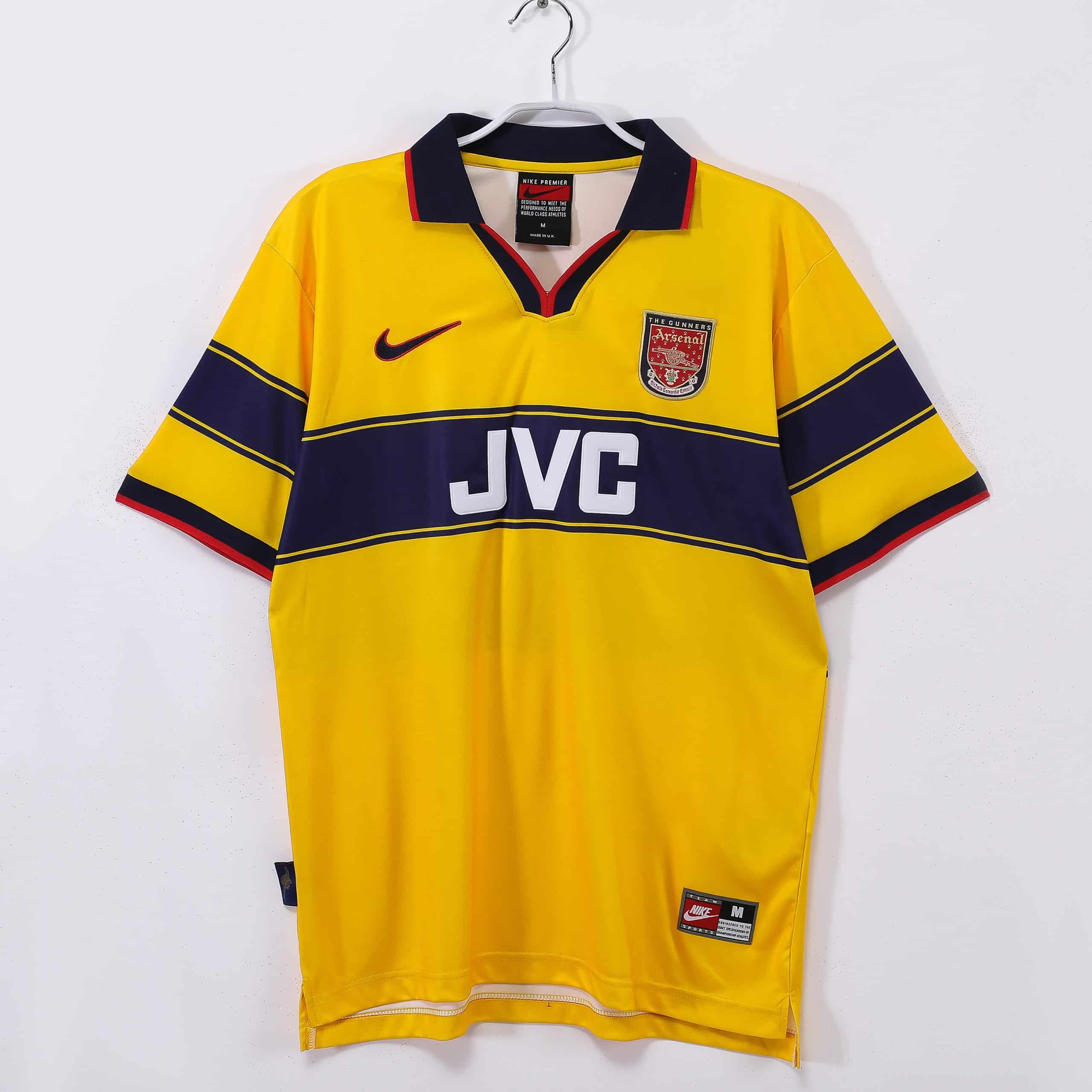 97-99 Arsenal Away Retro Jersey/97-99阿森纳客场