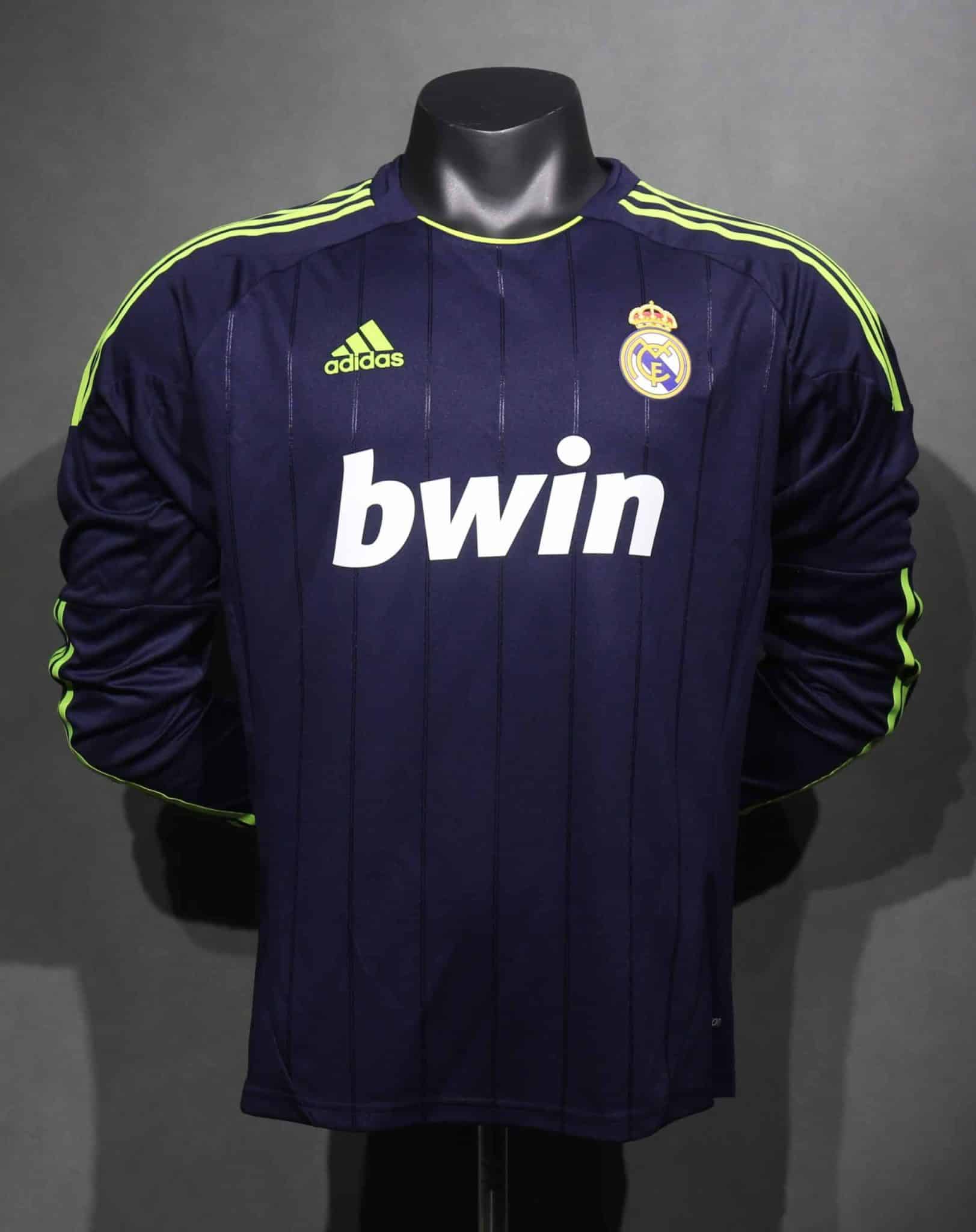 12-13 Real Madrid Away Retro Player Long Sleeve Jersey