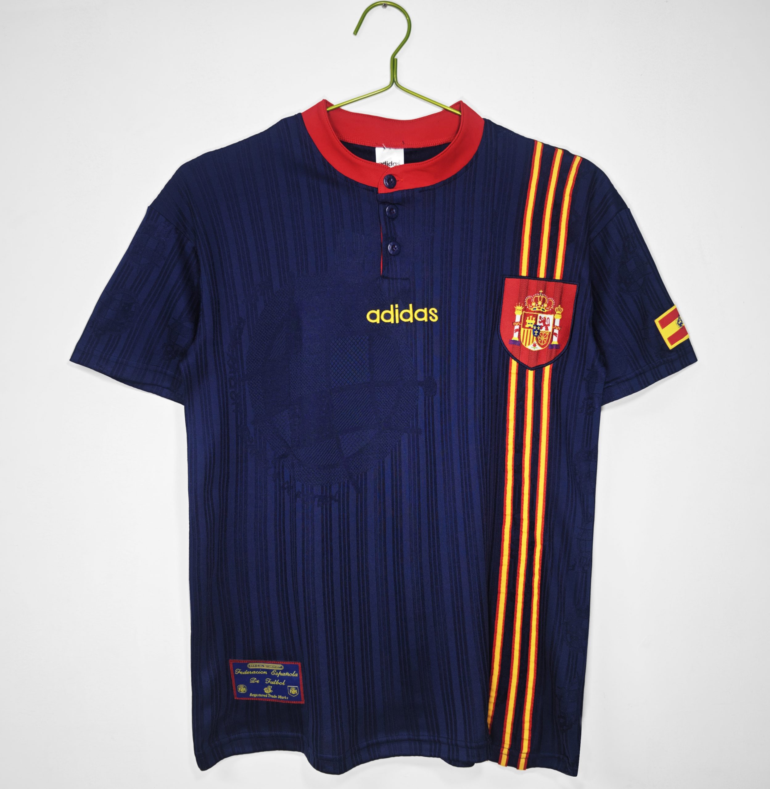 1996 Spain Away Retro Jersey/1996西班牙客场