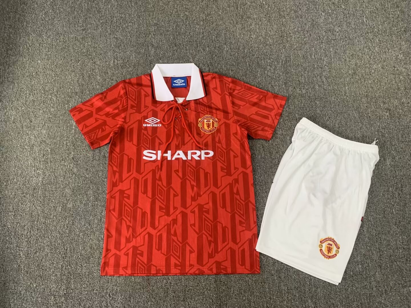 92-94 Manchester United Home Kid Kit/92-94曼联主场童装