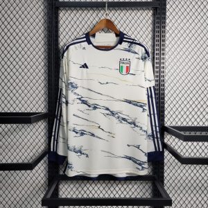 2023 Italy Away Long Sleeve Fans Jersey