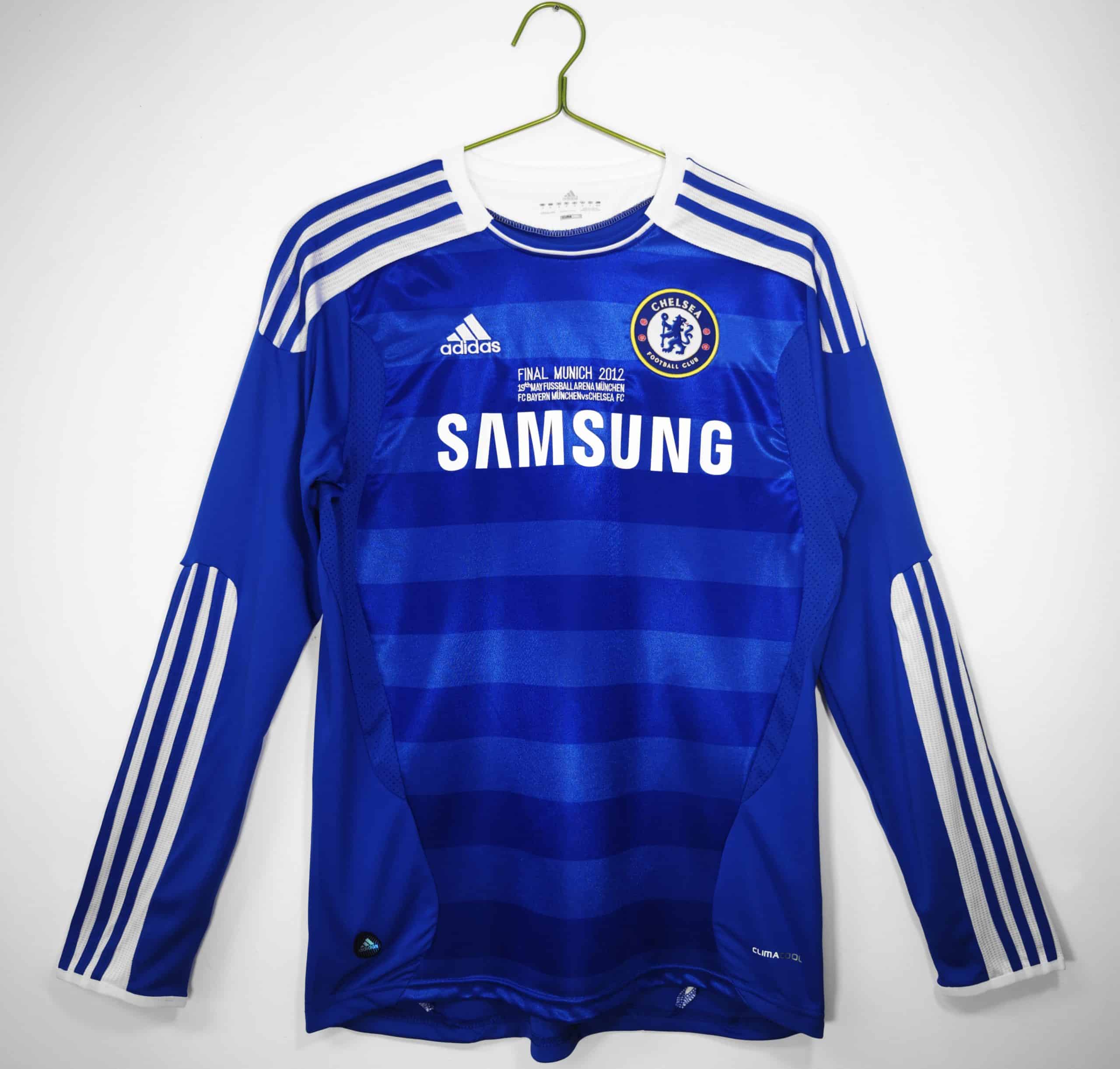 11-12 Chelsea Home Champions League Long Sleeve Retro Jersey/11-12切尔西主场长袖，欧冠版