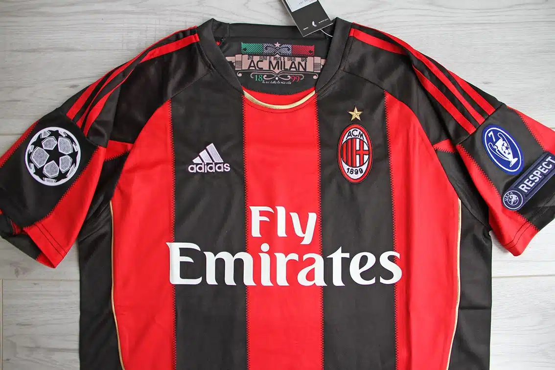 10-11 AC Milan Home Retro Fans Jersey/10-11 AC米兰主场