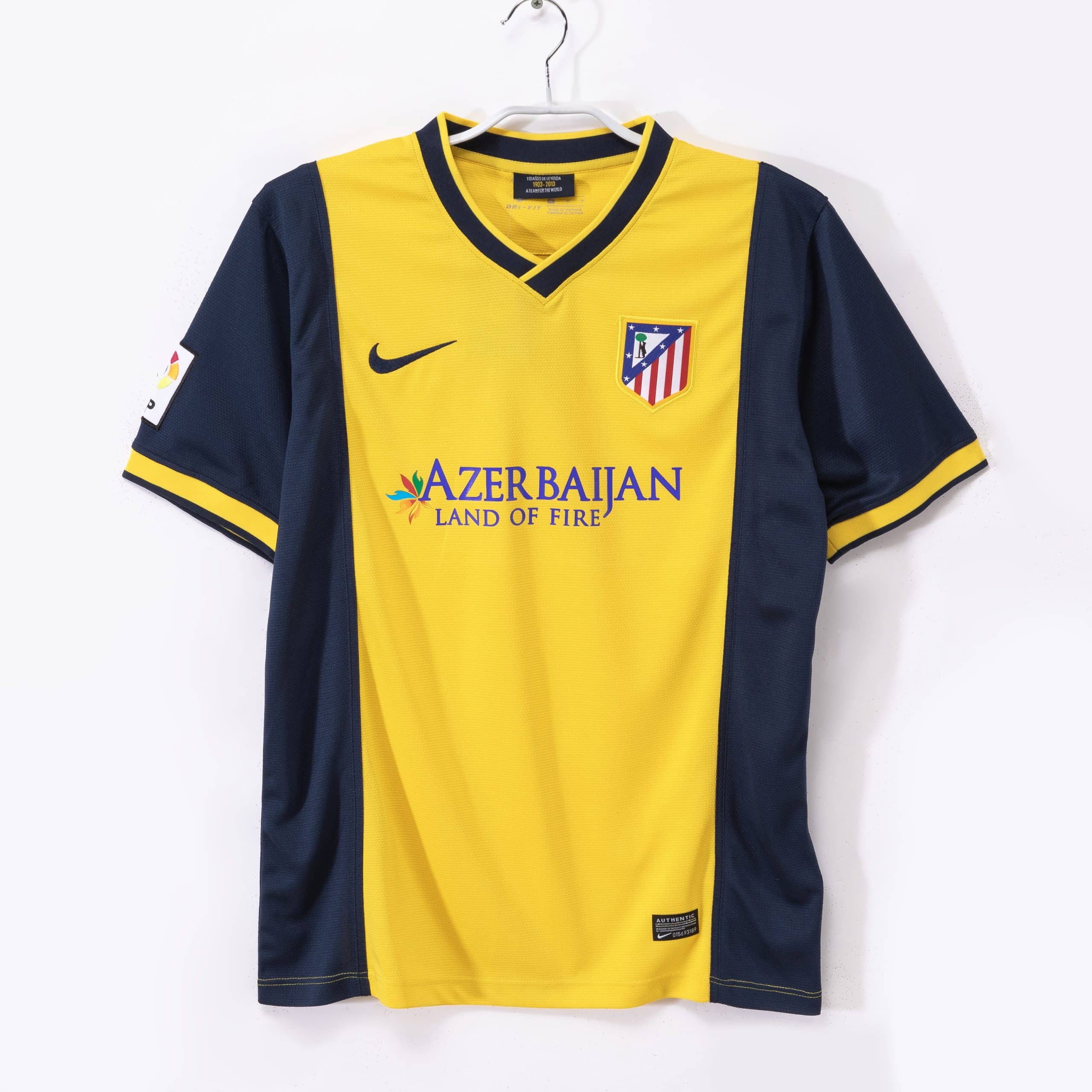 13-14 Atletico Madrid Away Retro Jersey