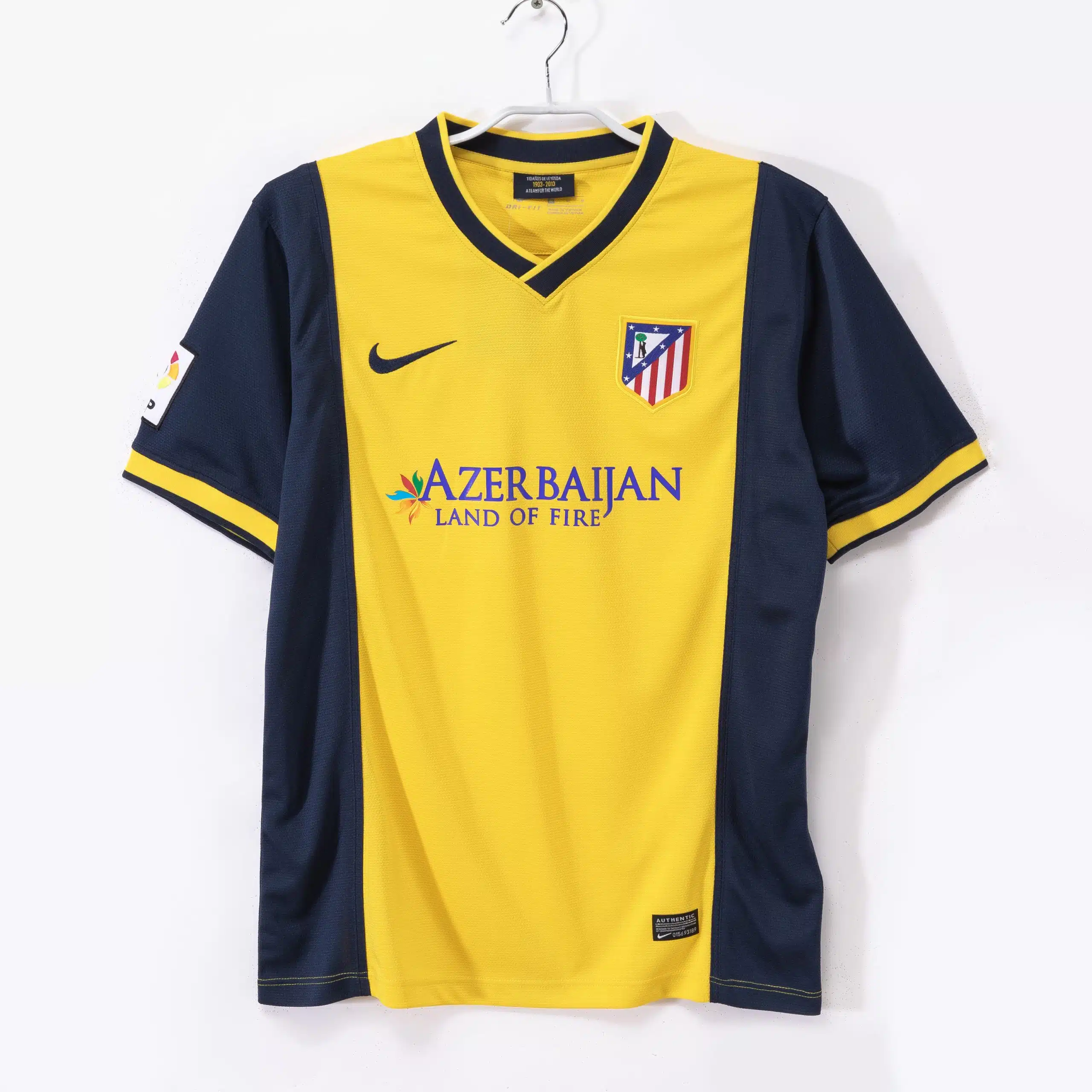 13-14 Atletico Madrid Away Retro Jersey