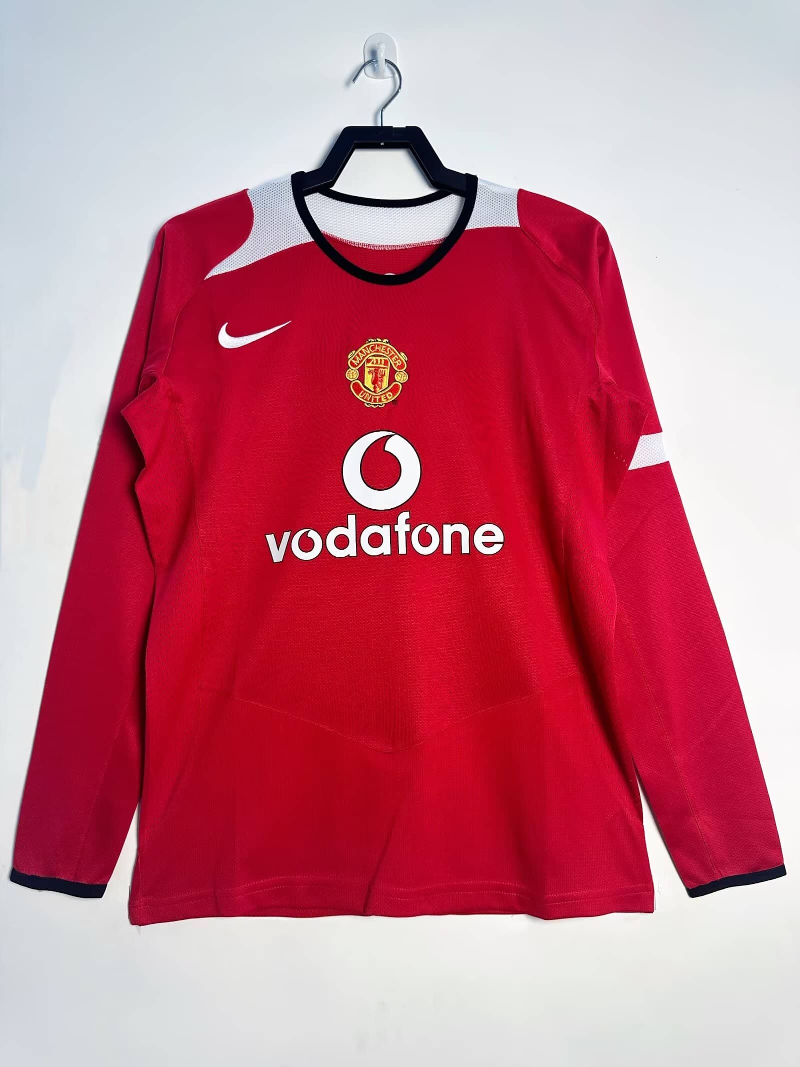 05-06 Manchester United Home long sleeve Retro Jersey/05-06曼联主场长袖