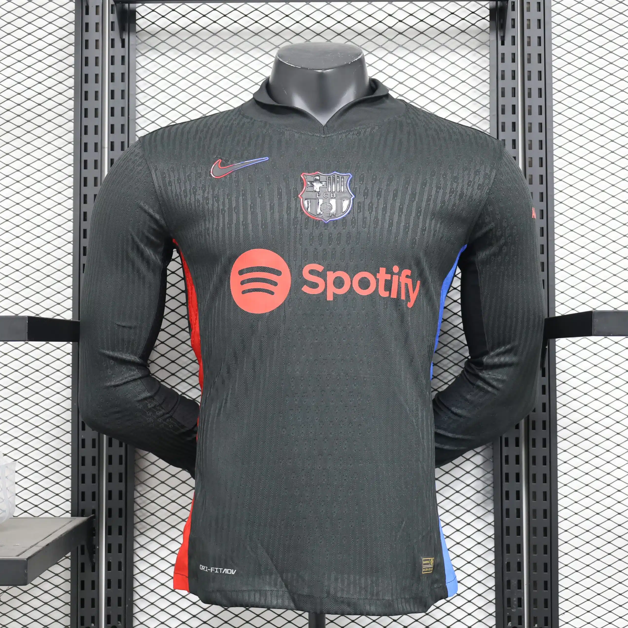 24-25  Barcelona Away player Long Sleeve Jersey/ 24-25 巴萨客场球员版长袖
