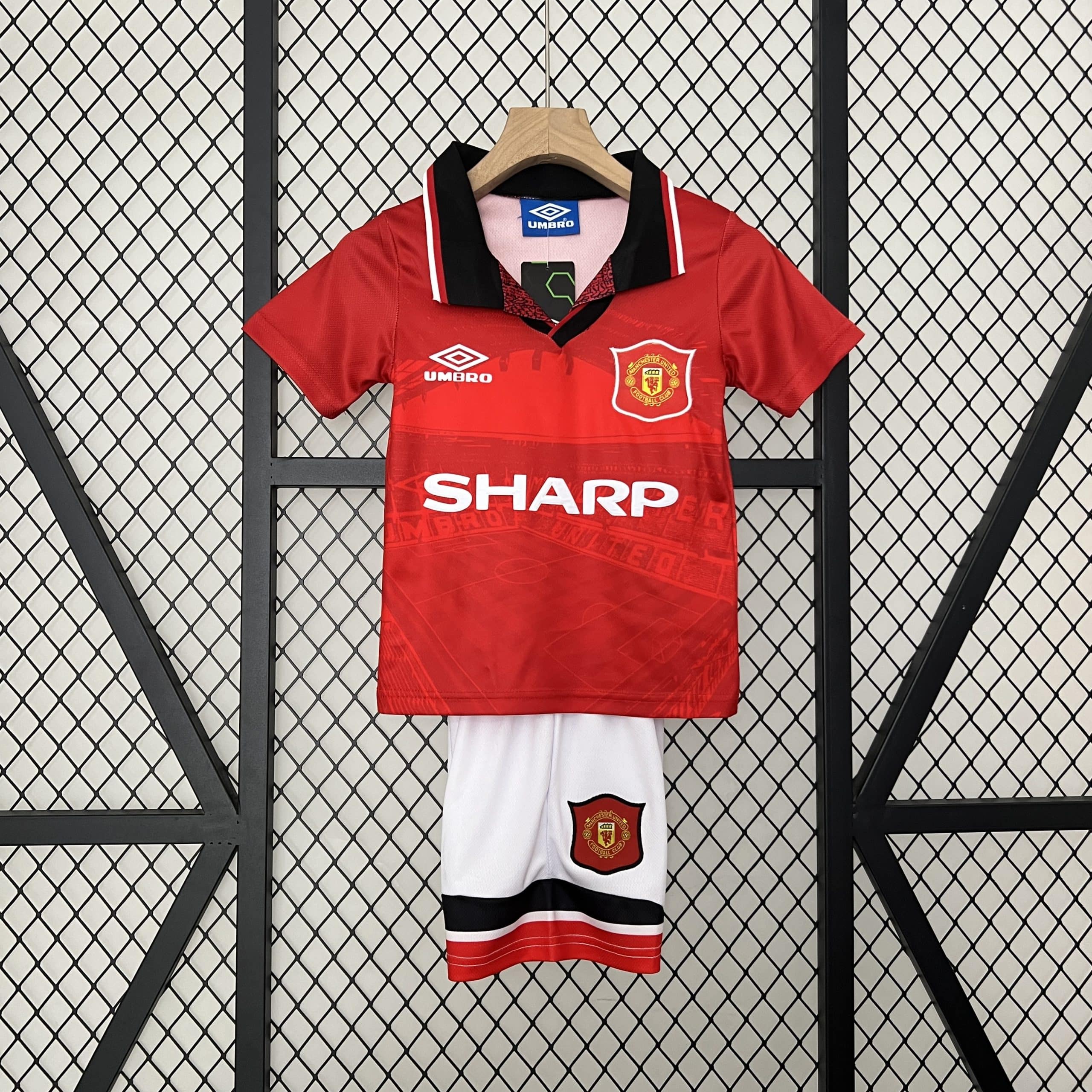 Retro 94-96 Manchester United  Home Kids Kit/ 94-96曼联主场童装