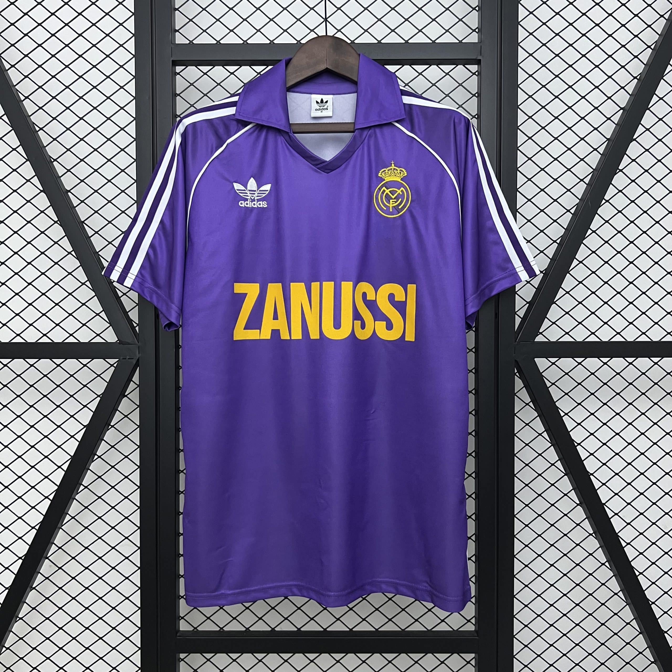 84-85 Real Madrid Away Retro Jersey