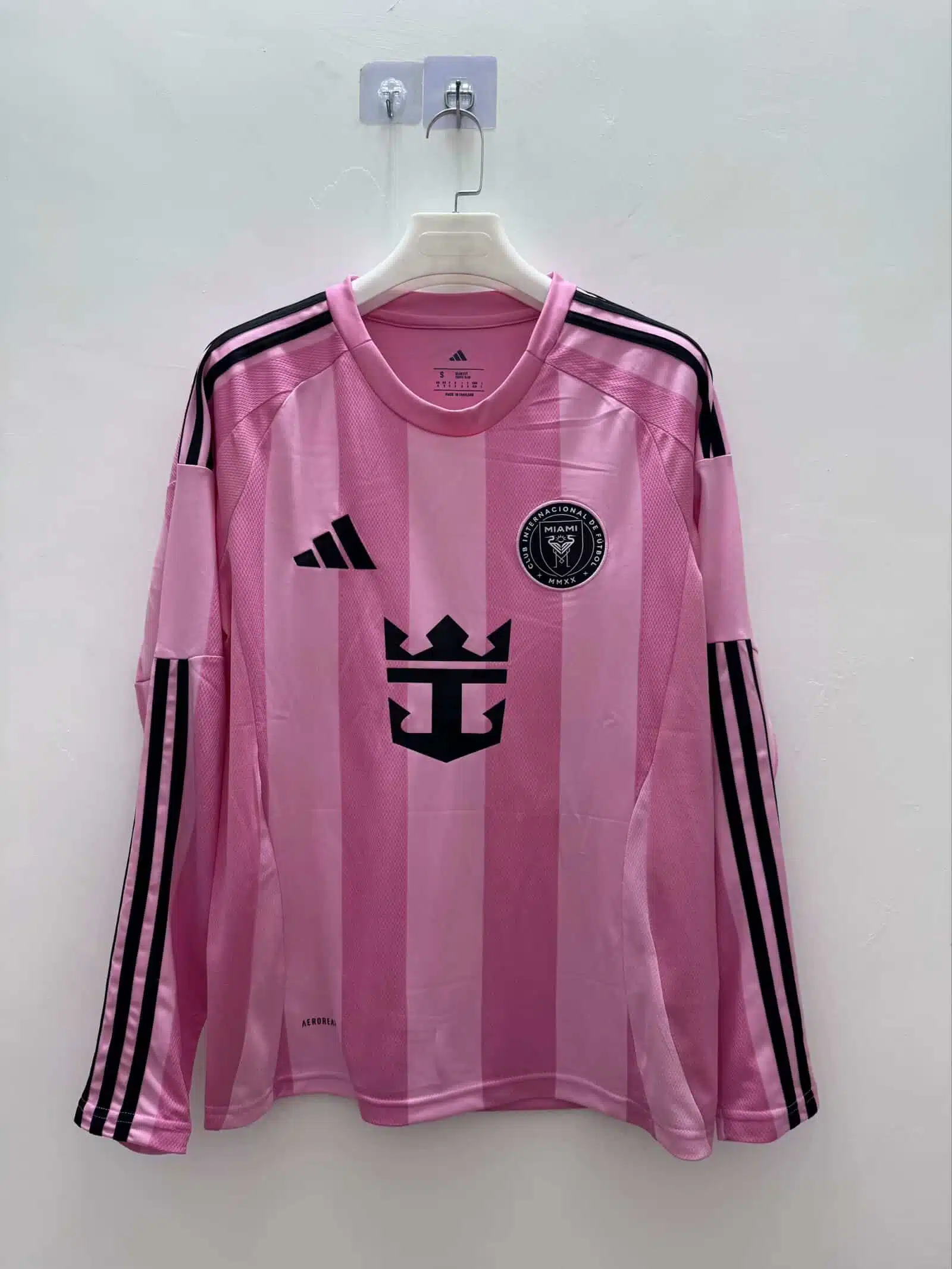 25-26 Miami Home Long Sleeve Fans Jersey/25-26迈阿密主场长袖，球迷版