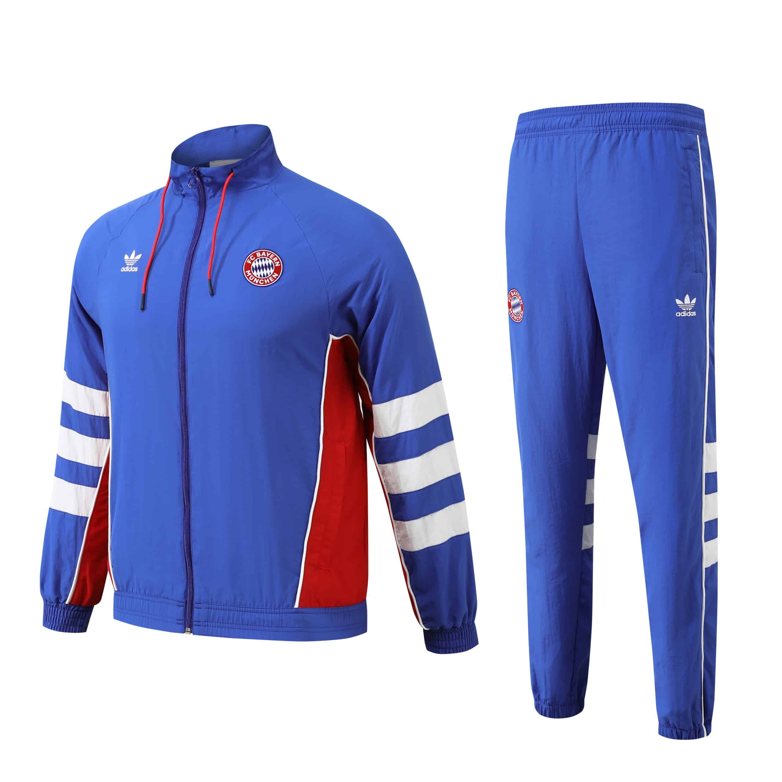 24-25 Bayern Munich Retro Windbreaker Suit/24-25拜仁复古风衣套装