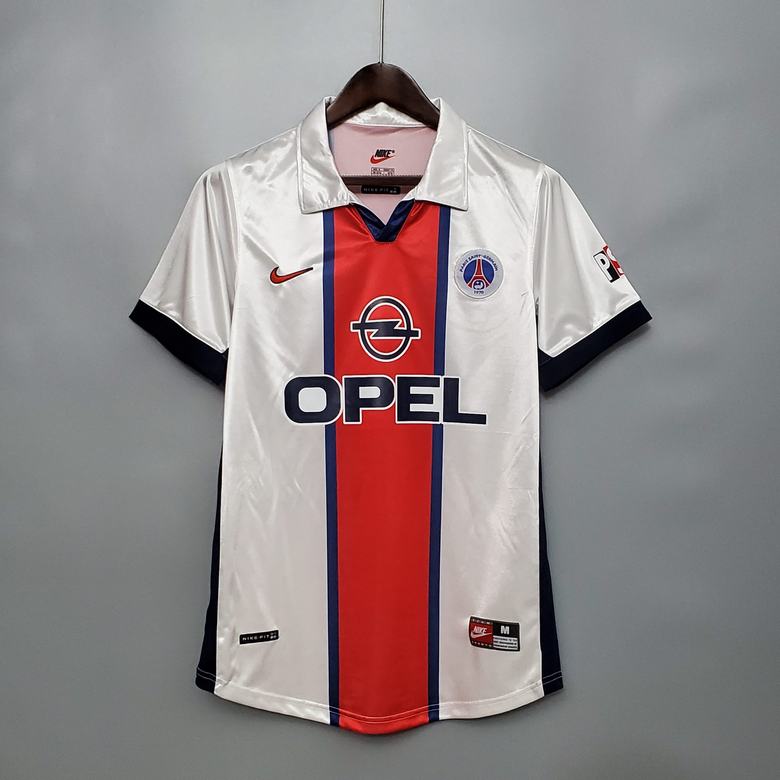 1998 PSG Away White Retro Jersey/1998PSG客场