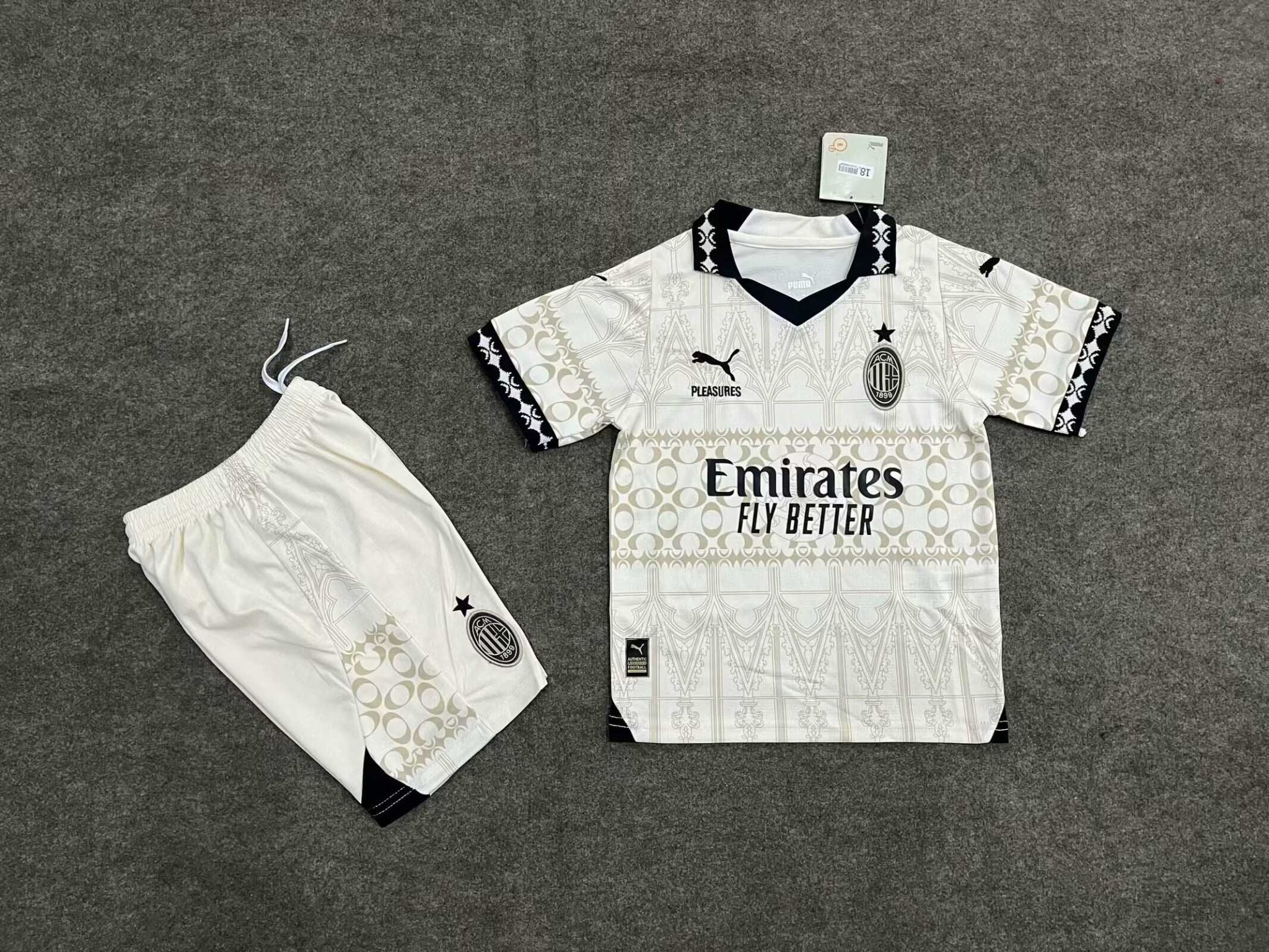 24-25 AC Milan Speical Jersey White Kid Kit