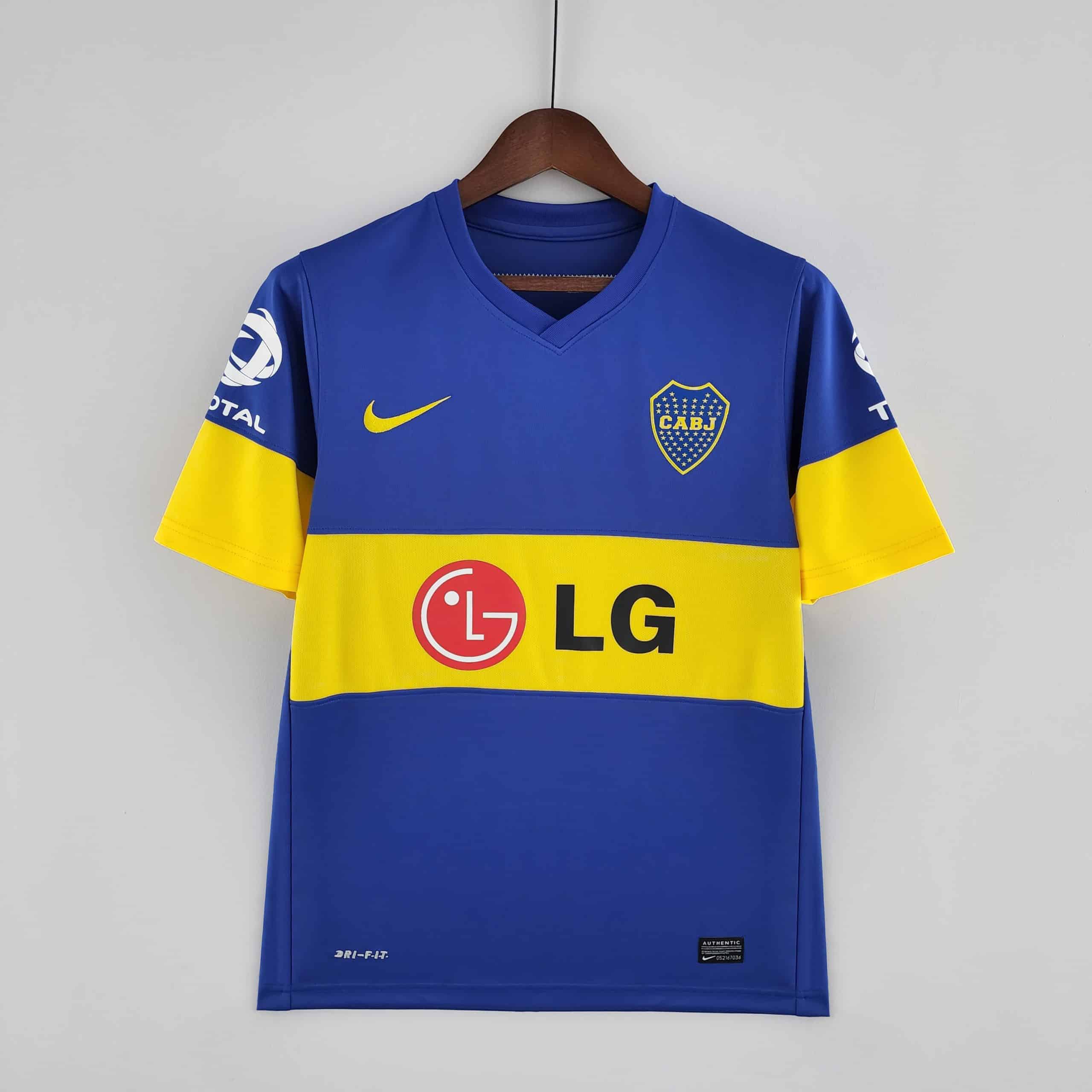 11-12 Boca Juniors Home  Retro Jersey