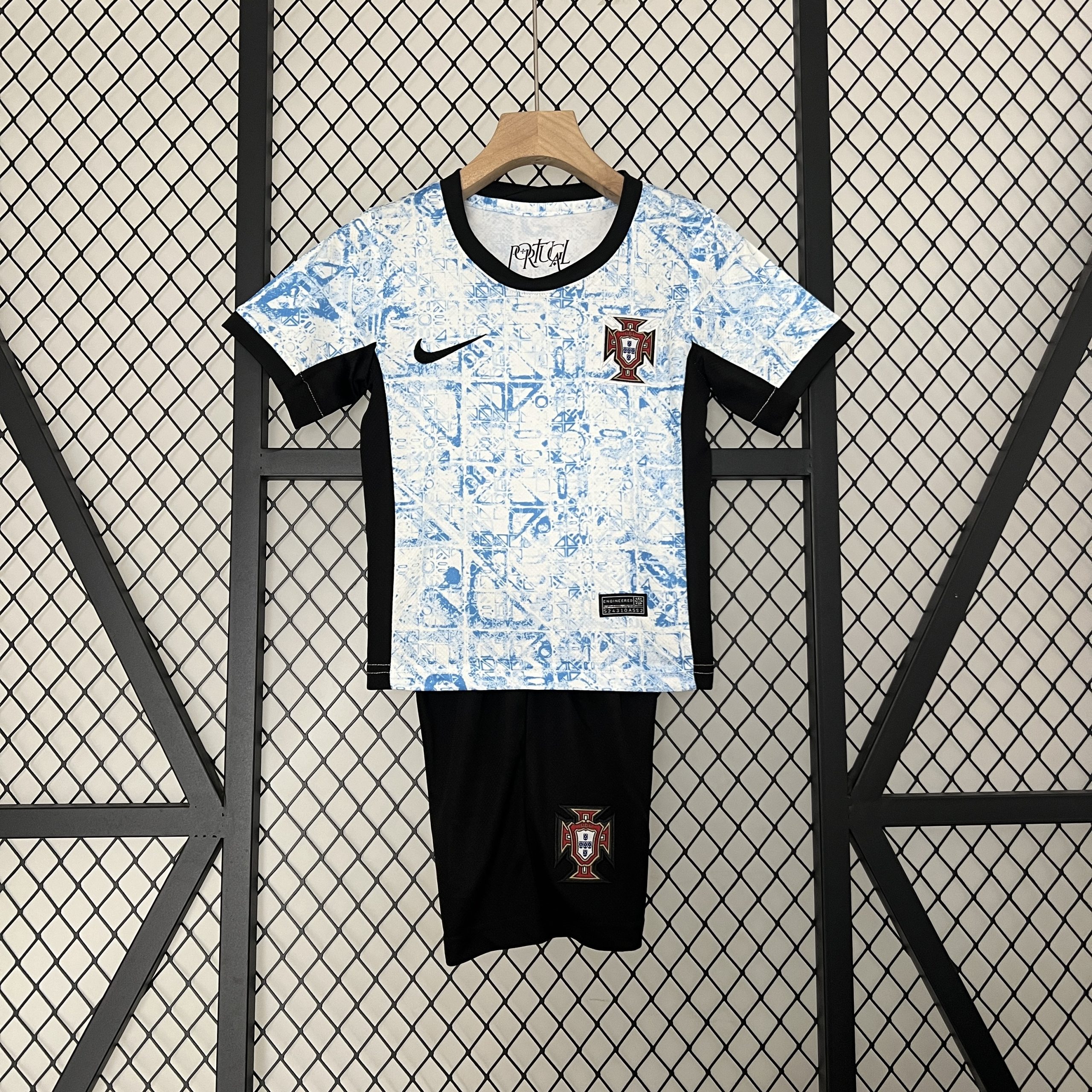 2024 Portugal Away Kids Kit/2024葡萄牙客场童装