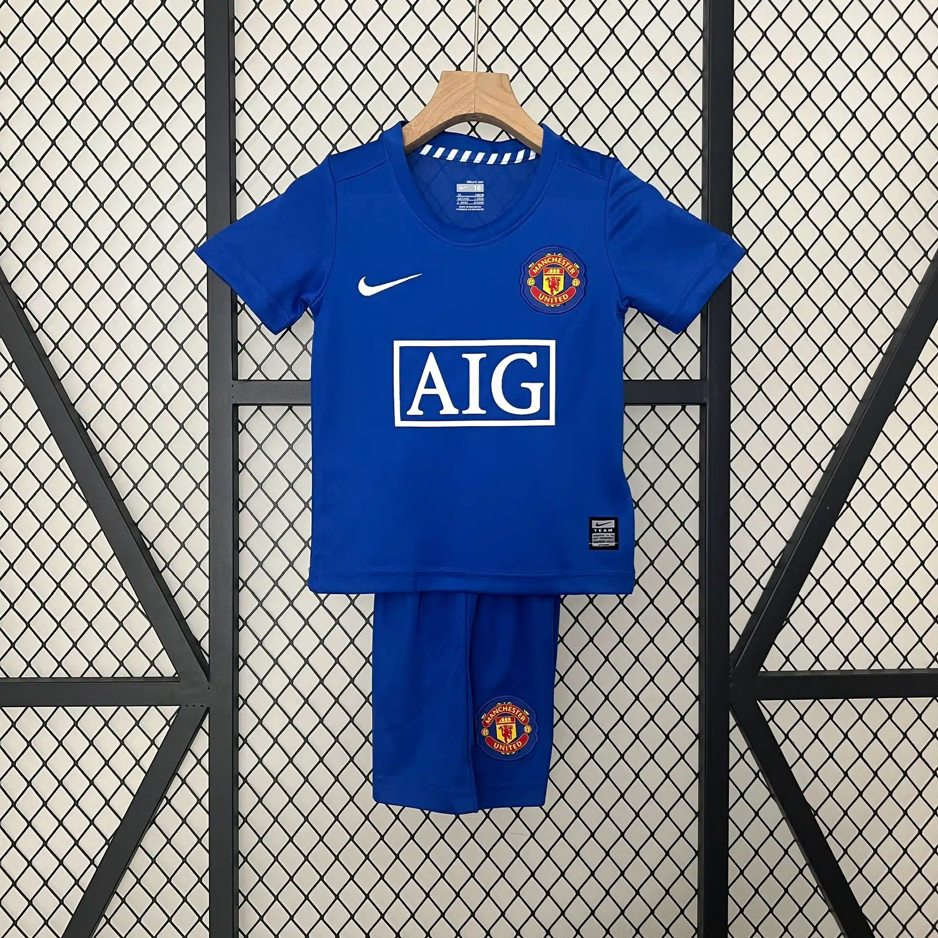 Retro 08-09 Manchester United Third Kids Kit/08-09曼联第二客场童装