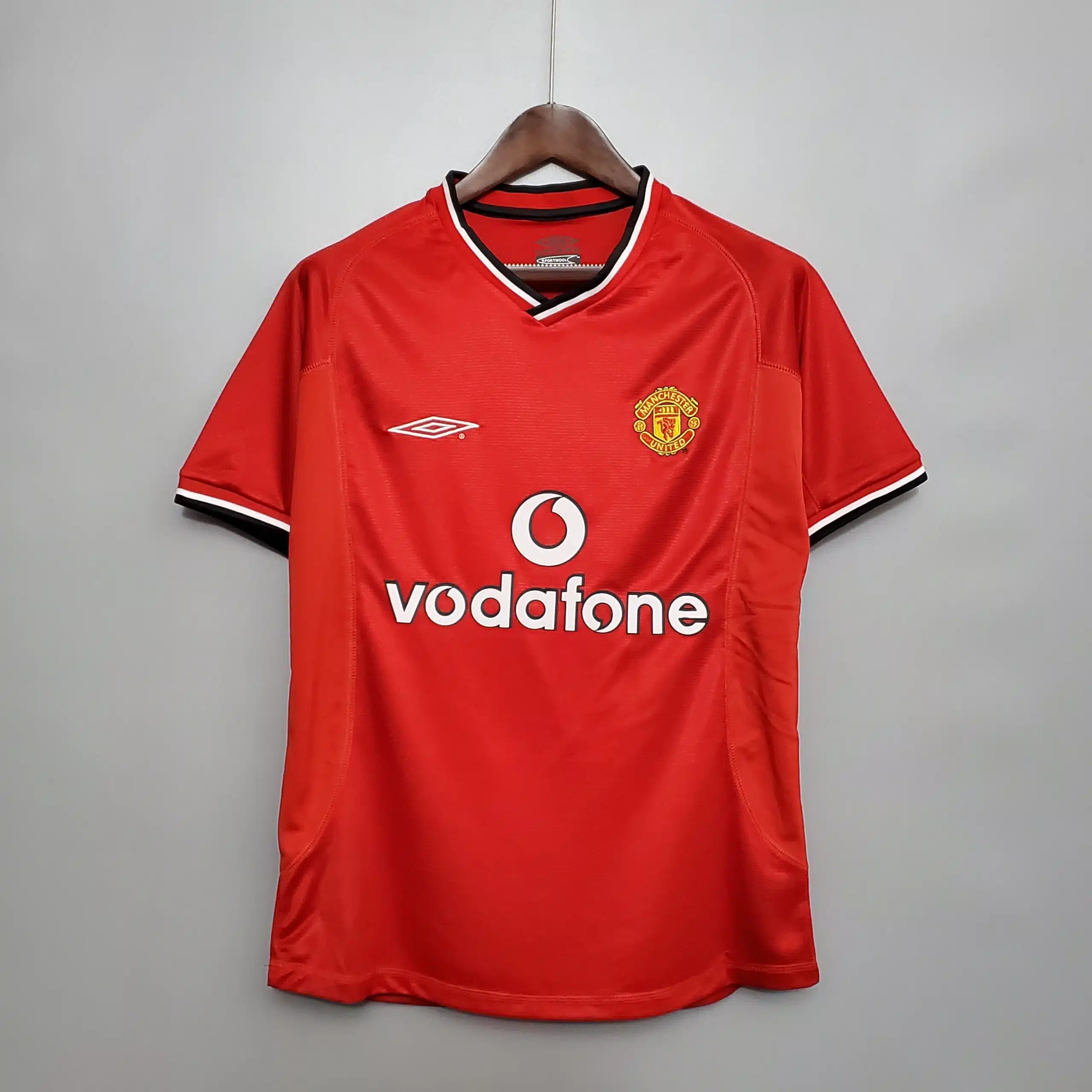 Manchester United Home Red Retro Short Jersey