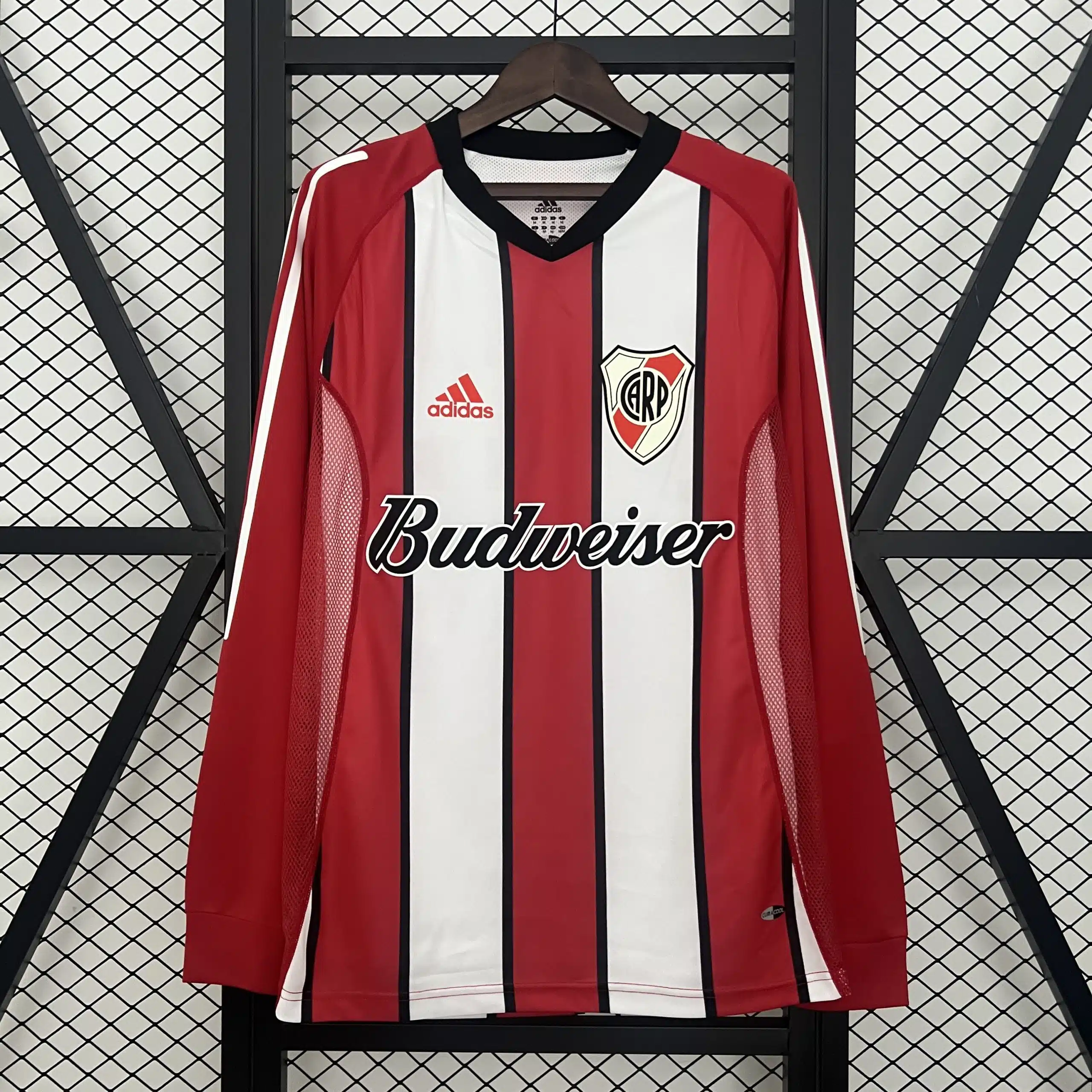 03-04 River Plate Away Long Sleeve Retro Jersey/03-04 河床客场长袖复古