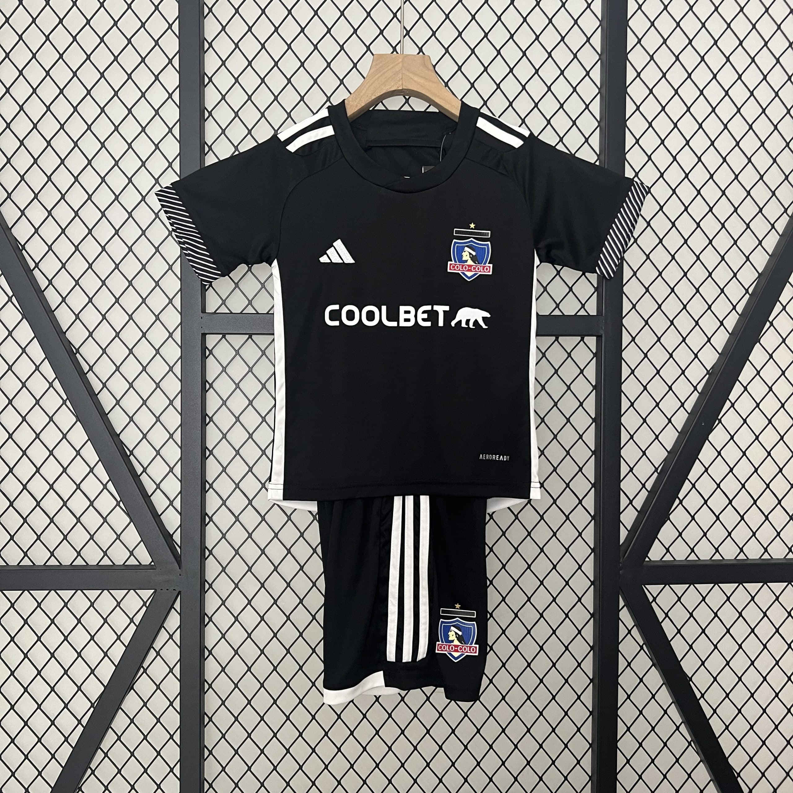 24-25 Colo Colo Away Kids Kit/24-25科洛科洛客场童装