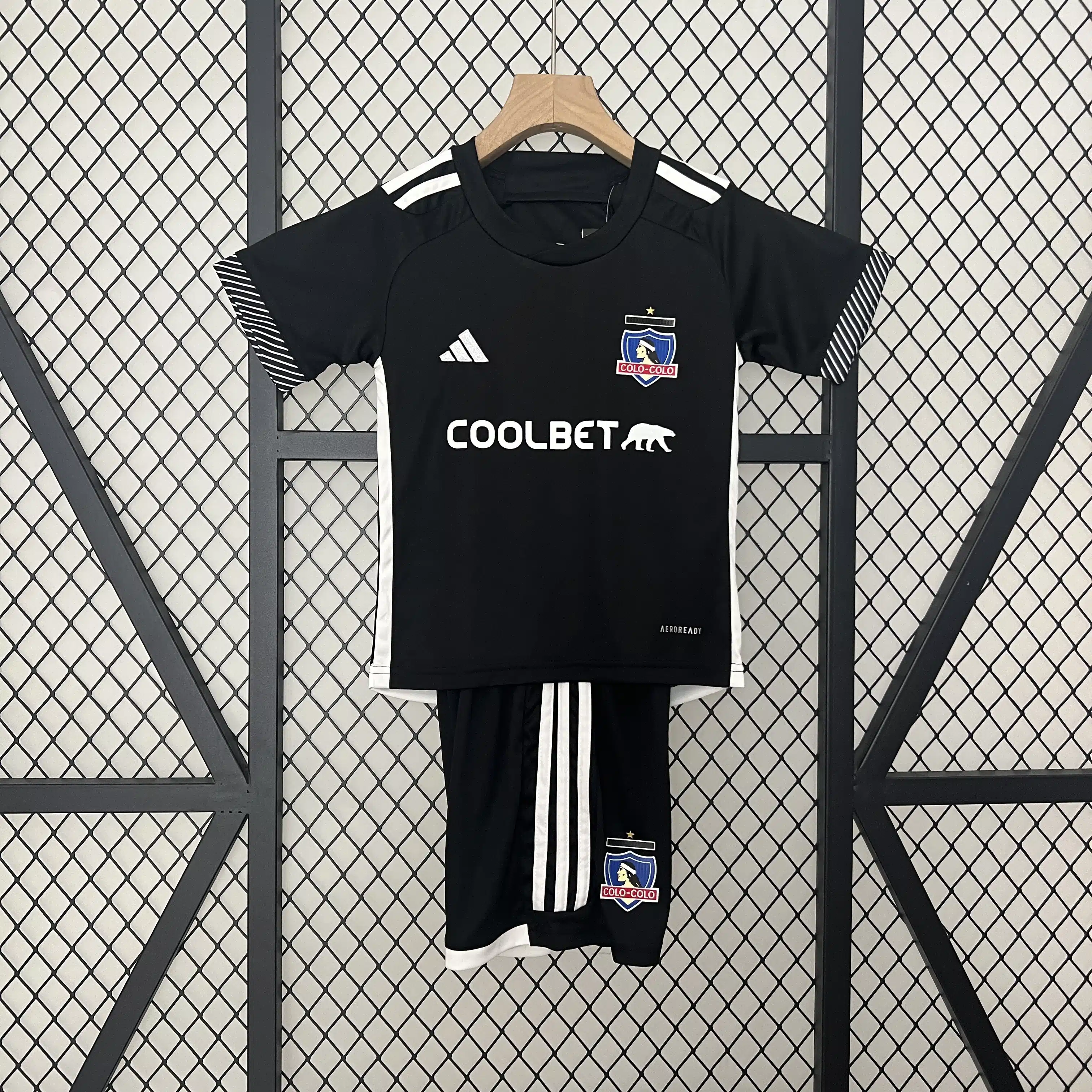 24-25 Colo Colo Away Kids Kit/24-25科洛科洛客场童装